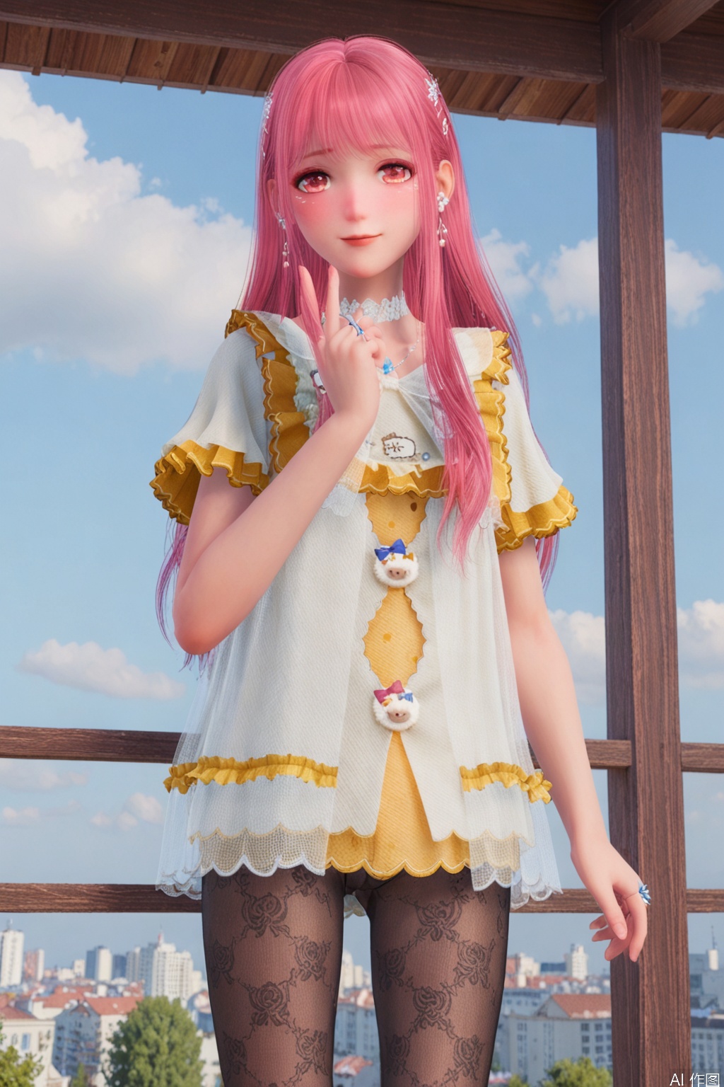 1girl,  solo,  long hair by 辰星` on Tensor.Art