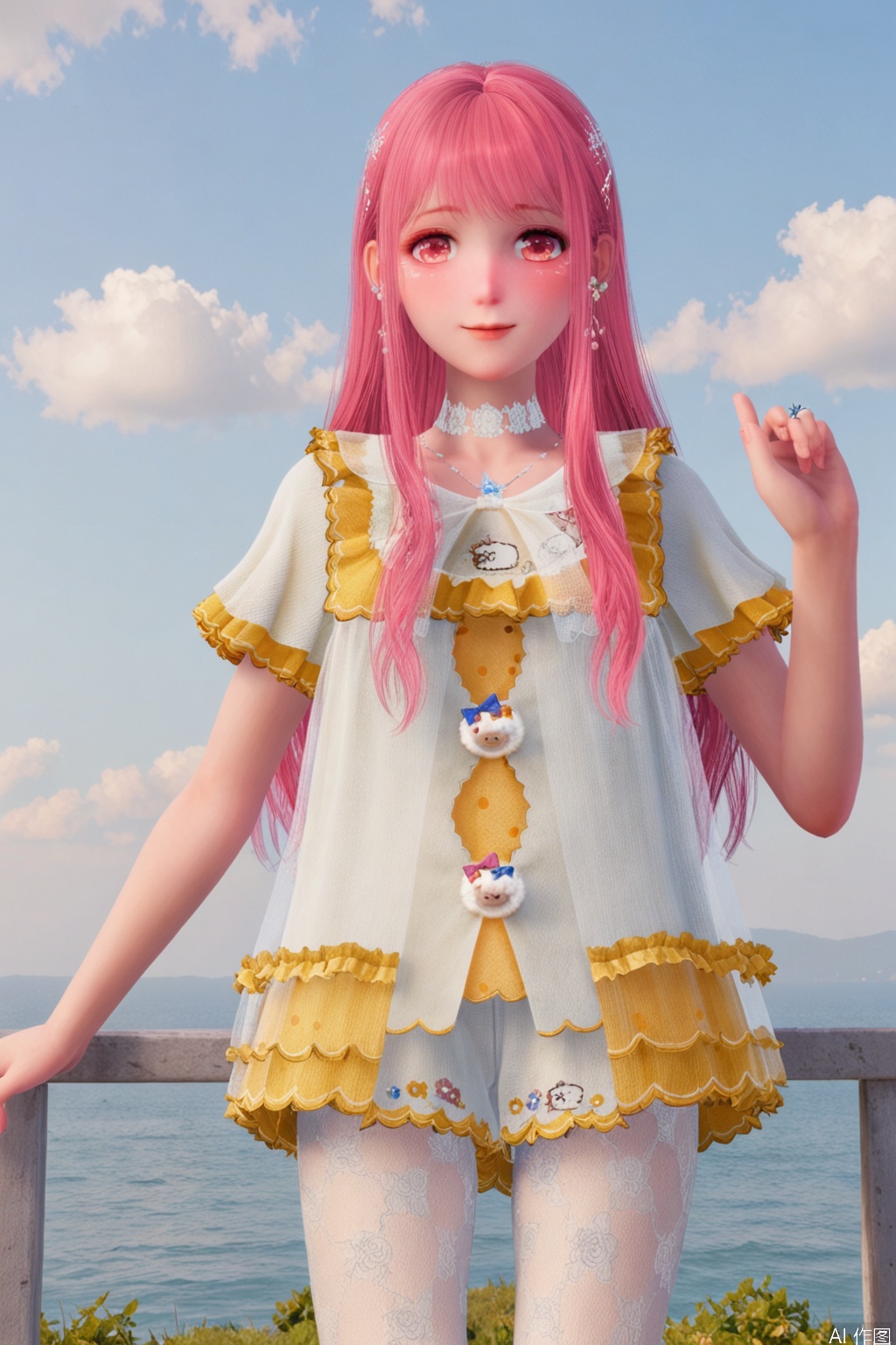 1girl,  solo,  long hair by 辰星` on Tensor.Art