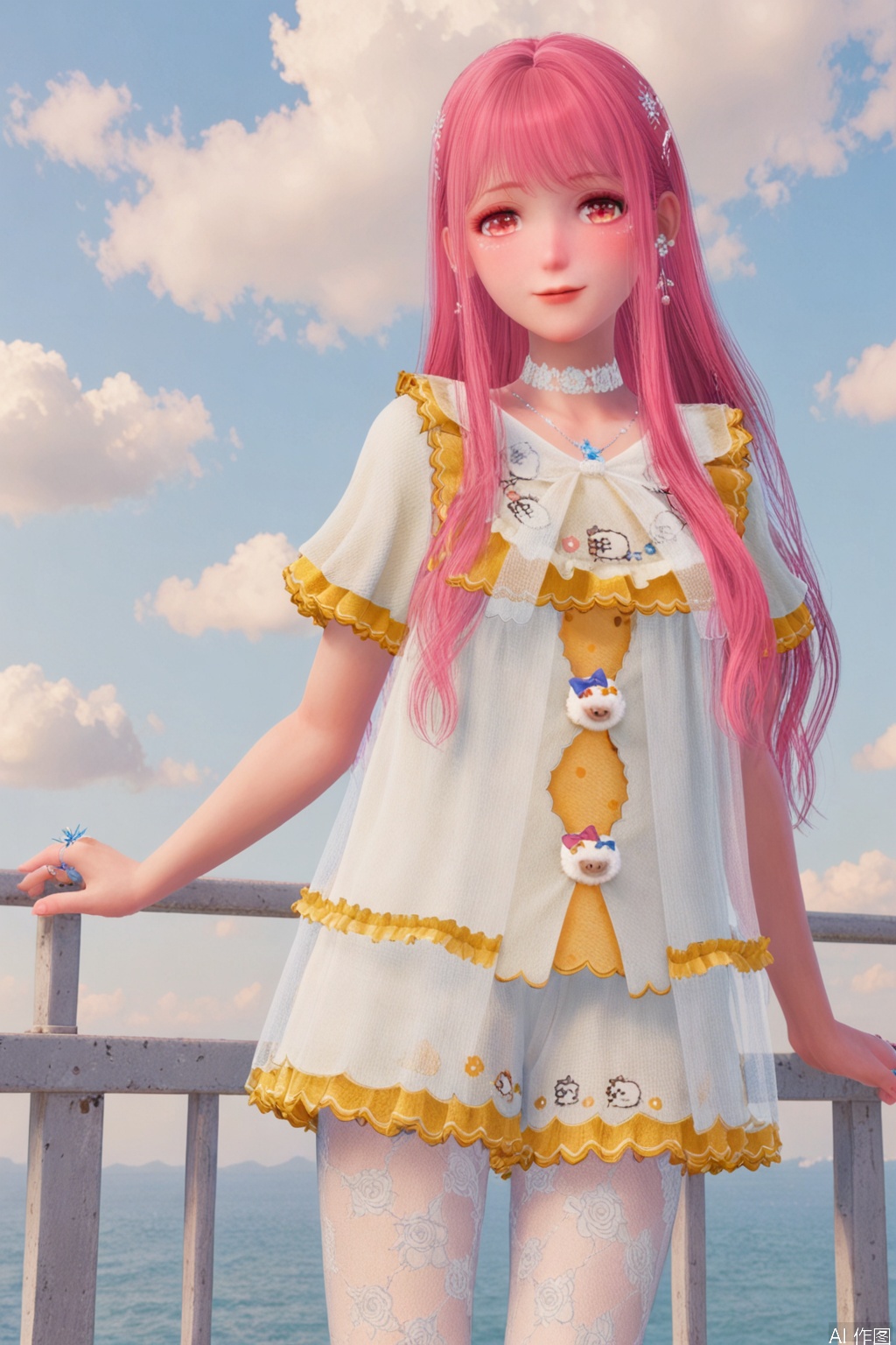 1girl,  solo,  long hair by 辰星` on Tensor.Art