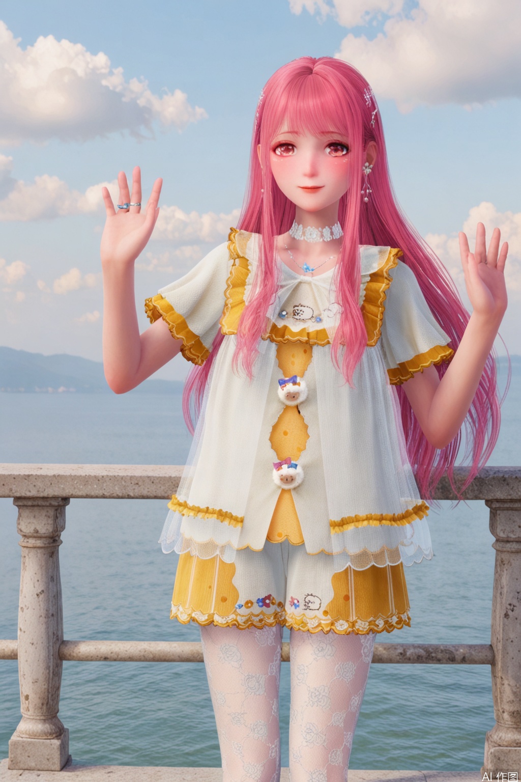 1girl,  solo,  long hair by 辰星` on Tensor.Art
