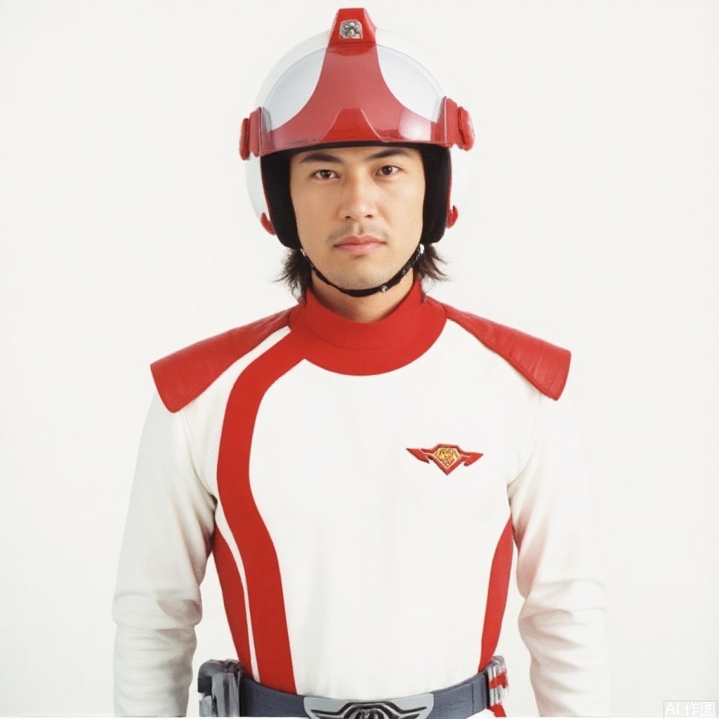 masterpiece, best quality,solo,(white background:1.2),simple background,
looking at viewer,HEART-NEOS,white jacket,collar,belt,logo,uniform,jacket,gloves,boots,emblem,pants,white gloves,black footwear,white jacket with red line