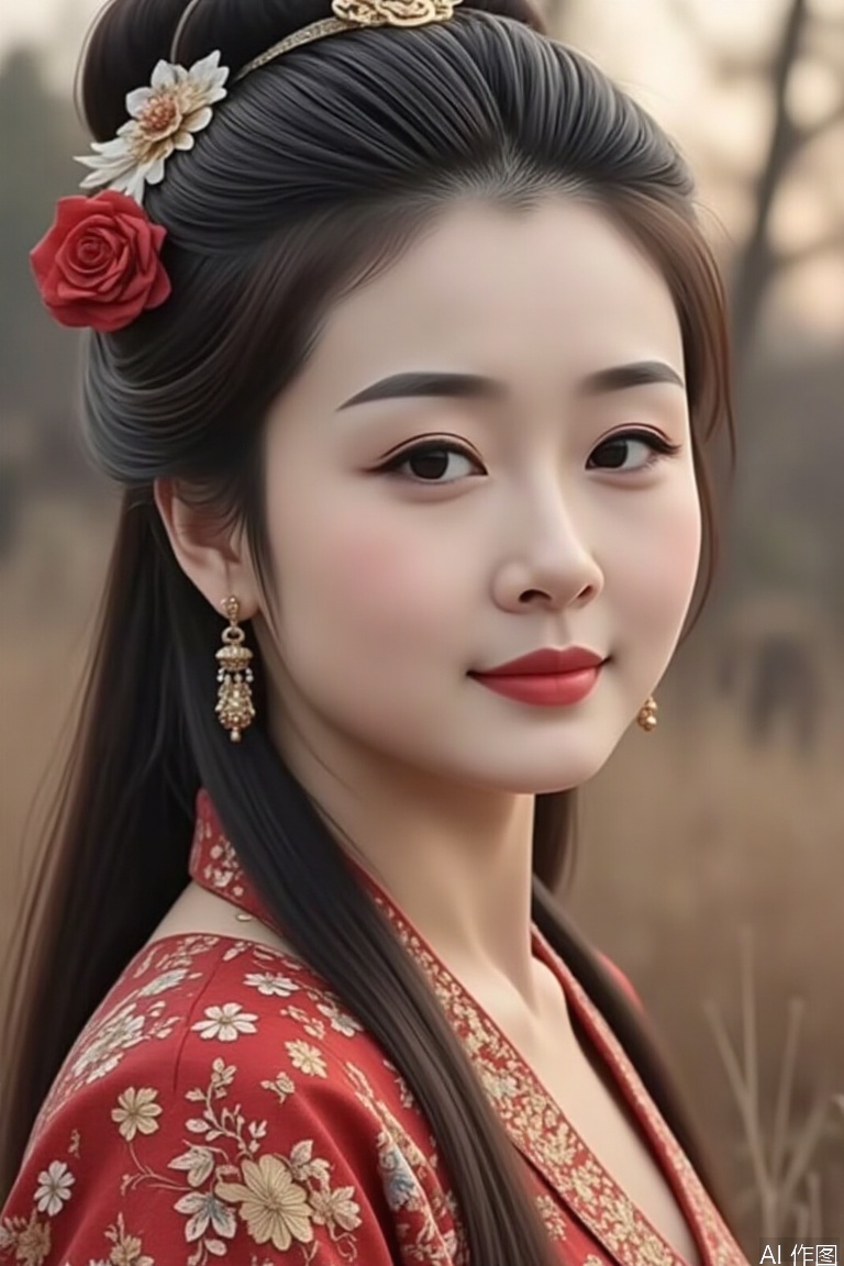 (masterpiece:1.2), 20岁畲族少女穿靛蓝蜡染短衣,竹编斗笠垂下流苏,背藤篓立于雾中茶山,晨光穿透云层形成丁达尔效应,指尖轻触沾露的茶芽特写,浅景深虚化远处梯田,柔焦处理营造朦胧诗意--v 6 --ar 3:4