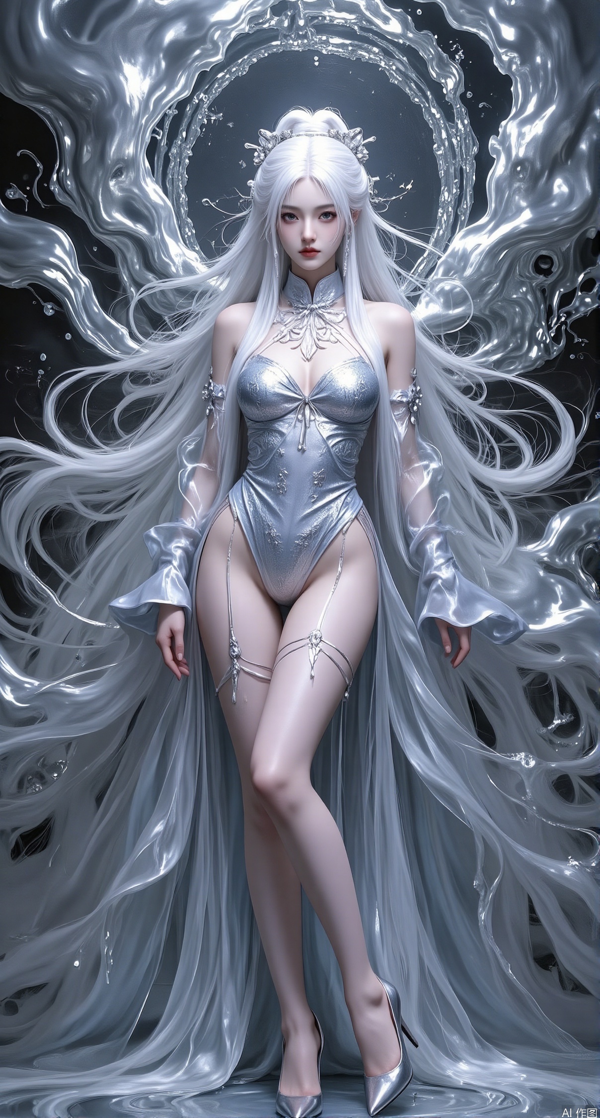 1girl,solo,long hair,hanfu,full body,long legs,