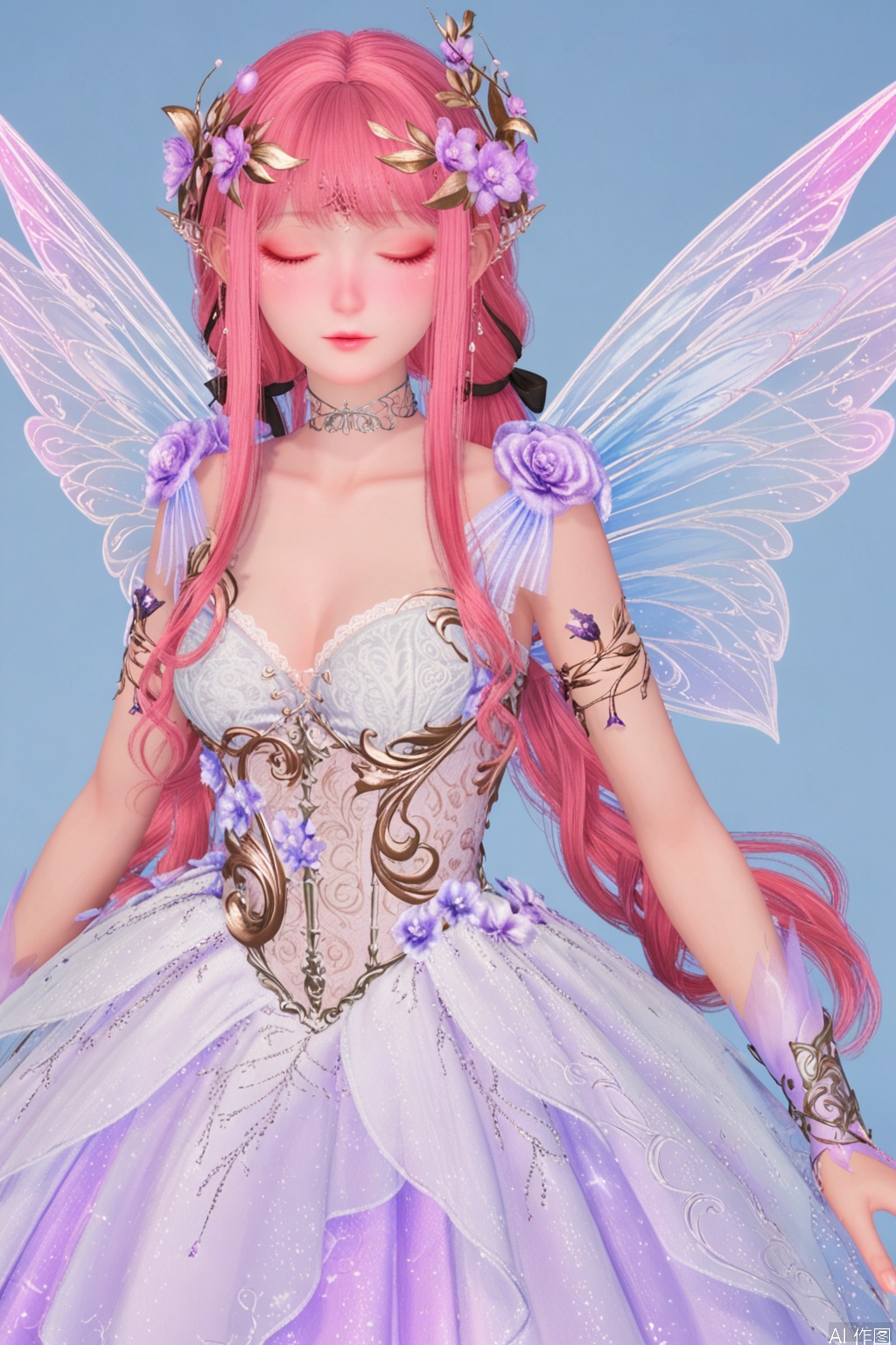 1girl,  solo,  long hair by 辰星` on Tensor.Art