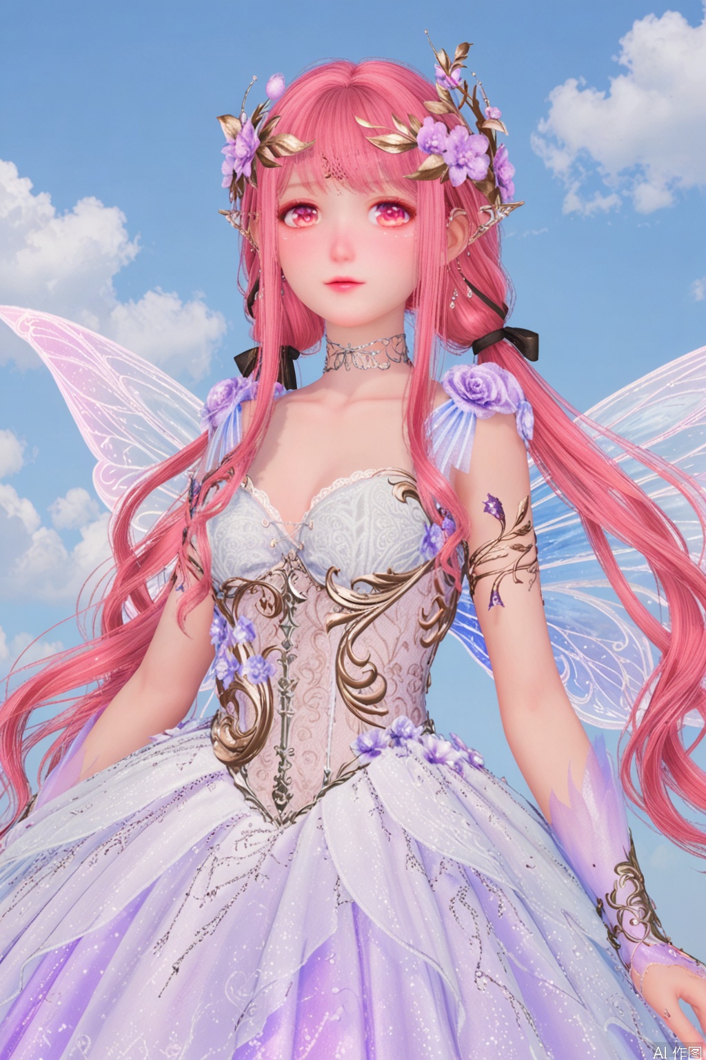 1girl,  solo,  long hair by 辰星` on Tensor.Art