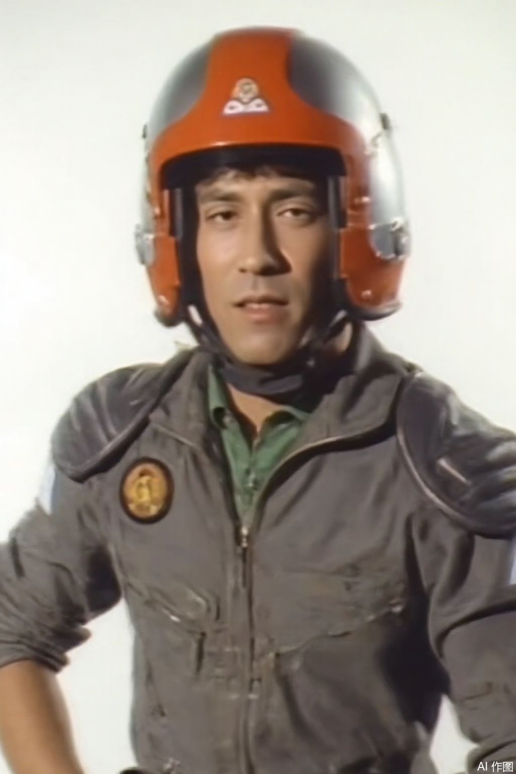 masterpiece, best quality,solo,(white background:1.2),simple background,
looking at viewer,UMA,helmet,collar,belt,logo,uniform,jacket,emblem,grey jacket,grey pants