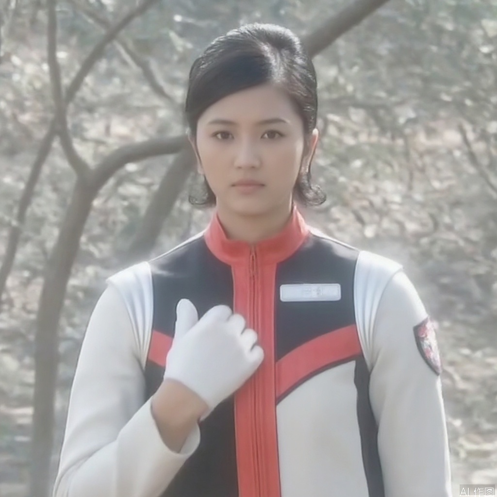DASH,white jacket,collar,belt,logo,uniform,jacket,gloves,boots,emblem,pants,white gloves,black footwear,white jacket with red line