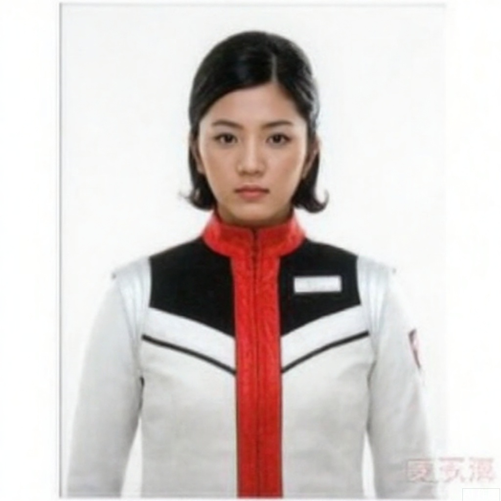 masterpiece, best quality,solo,(white background:1.2),simple background,
looking at viewer,DASH,white jacket,collar,belt,logo,uniform,jacket,gloves,boots,emblem,pants,white gloves,black footwear,white jacket with red line