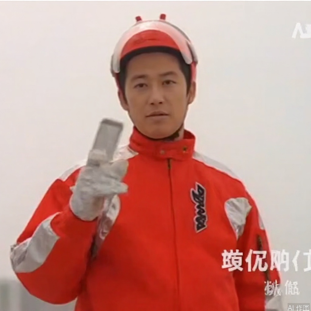 MYDO,red jacket,collar,belt,logo,uniform,jacket,gloves,boots,emblem,pants,white gloves,black footwear,red jacket with white line