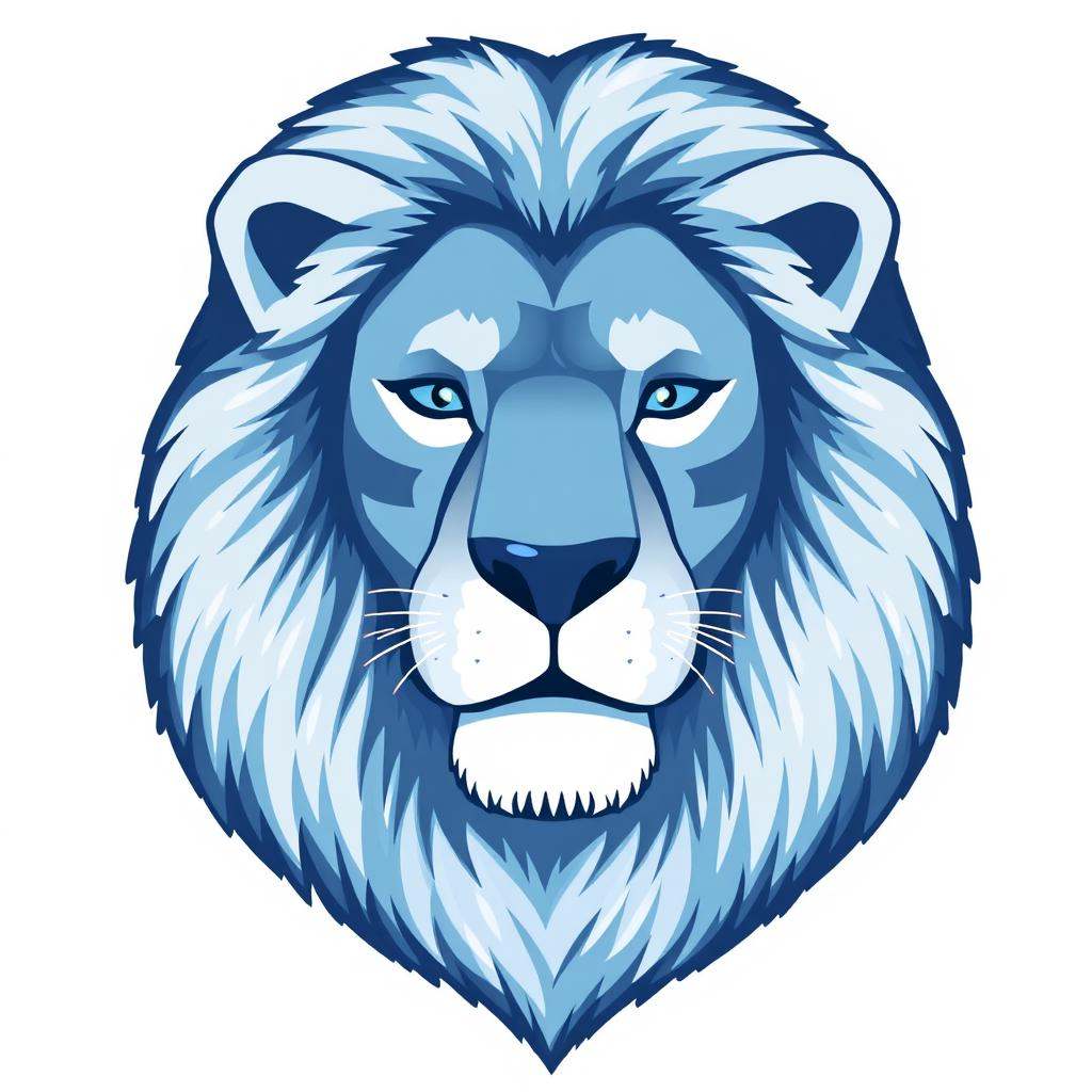 Lion in Bluey style