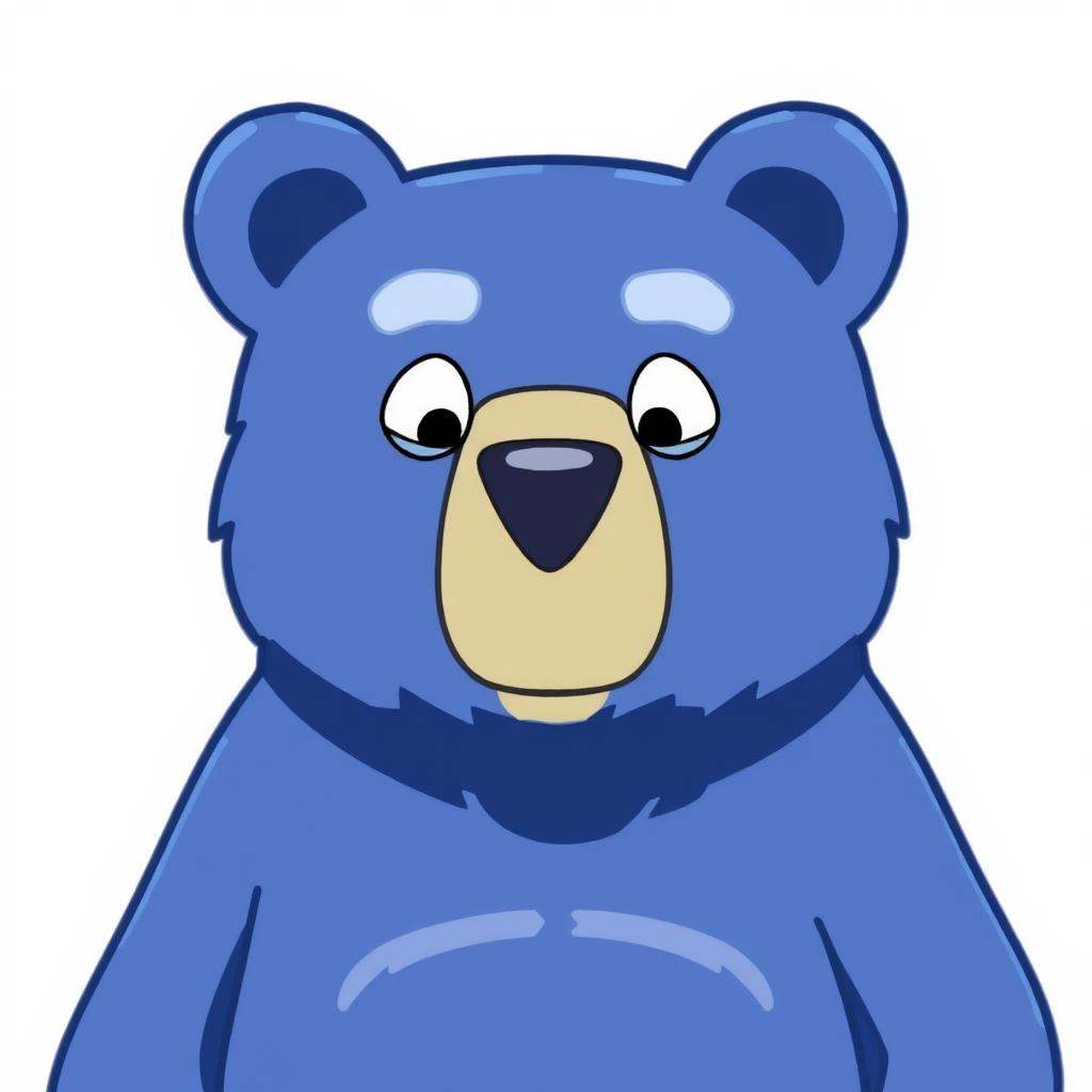 Bear in Bluey style