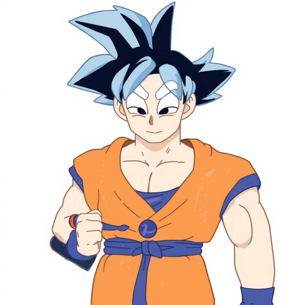 Goku in Bluey style