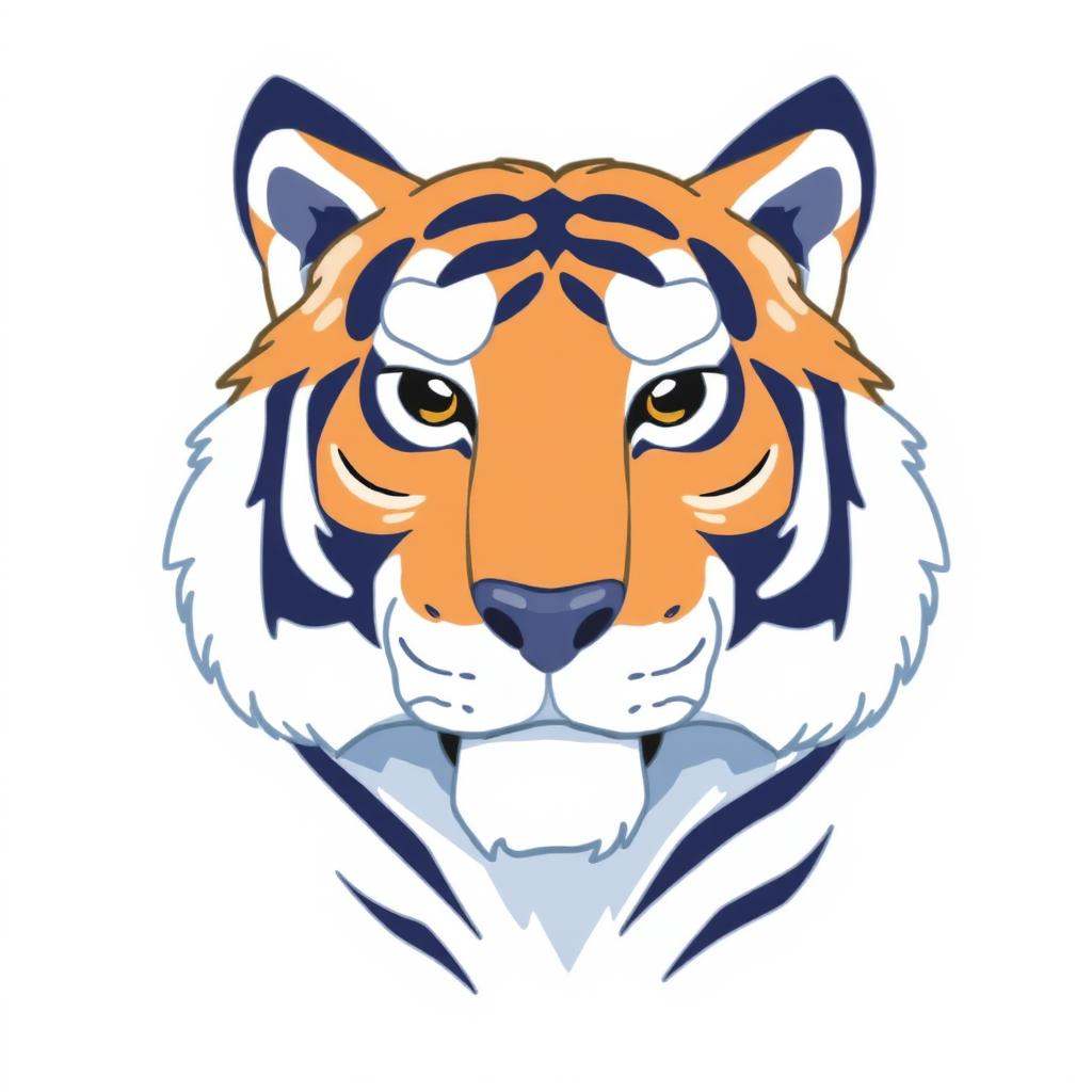 Tiger in Bluey style