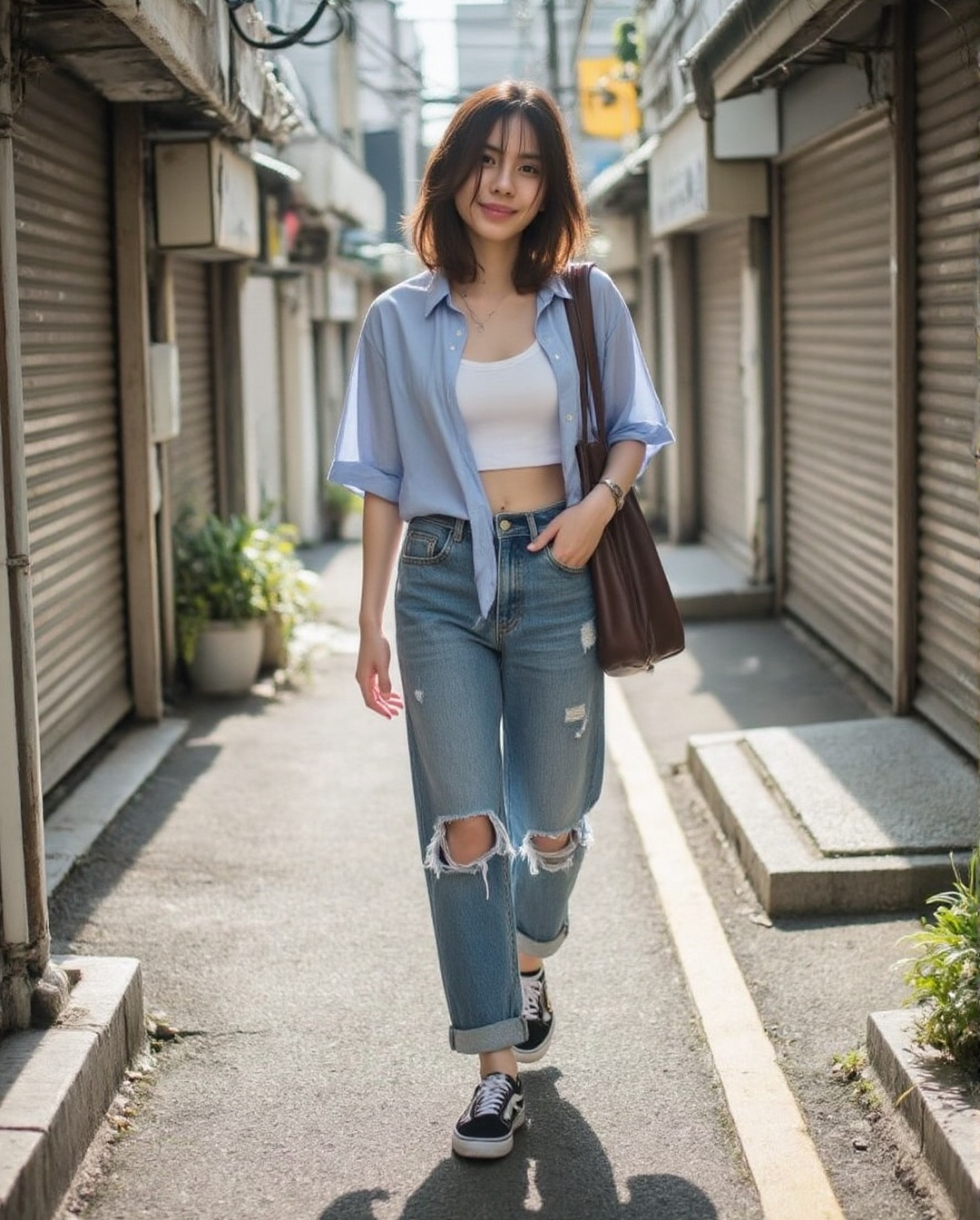 Create a realistic photoshoot scene using a Canon EOS 1D camera and a 50mm Canon RF lens set at f/1.4 aperture. Capture a...