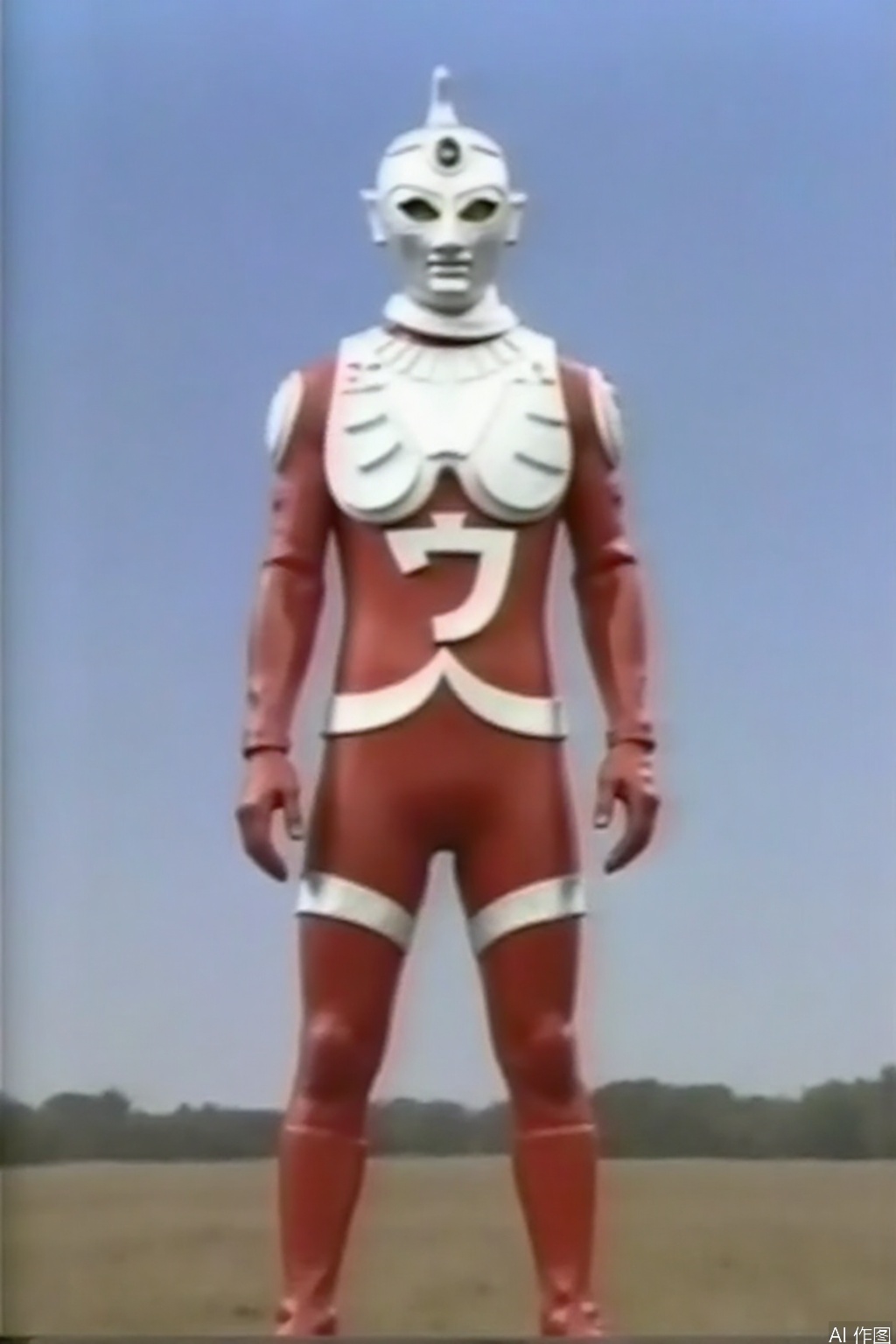 ultraman,bodysuit,gloves,legwear,boots,cover,mask,plugsuit,armor,bodysuit,pattern on body,tight-fitting,helmet,leather suit,latex,tokusatsu,no humans,science fiction,hard mask,no smile,no eyes,no nose,solo,rubber bodysuit with line,alien,