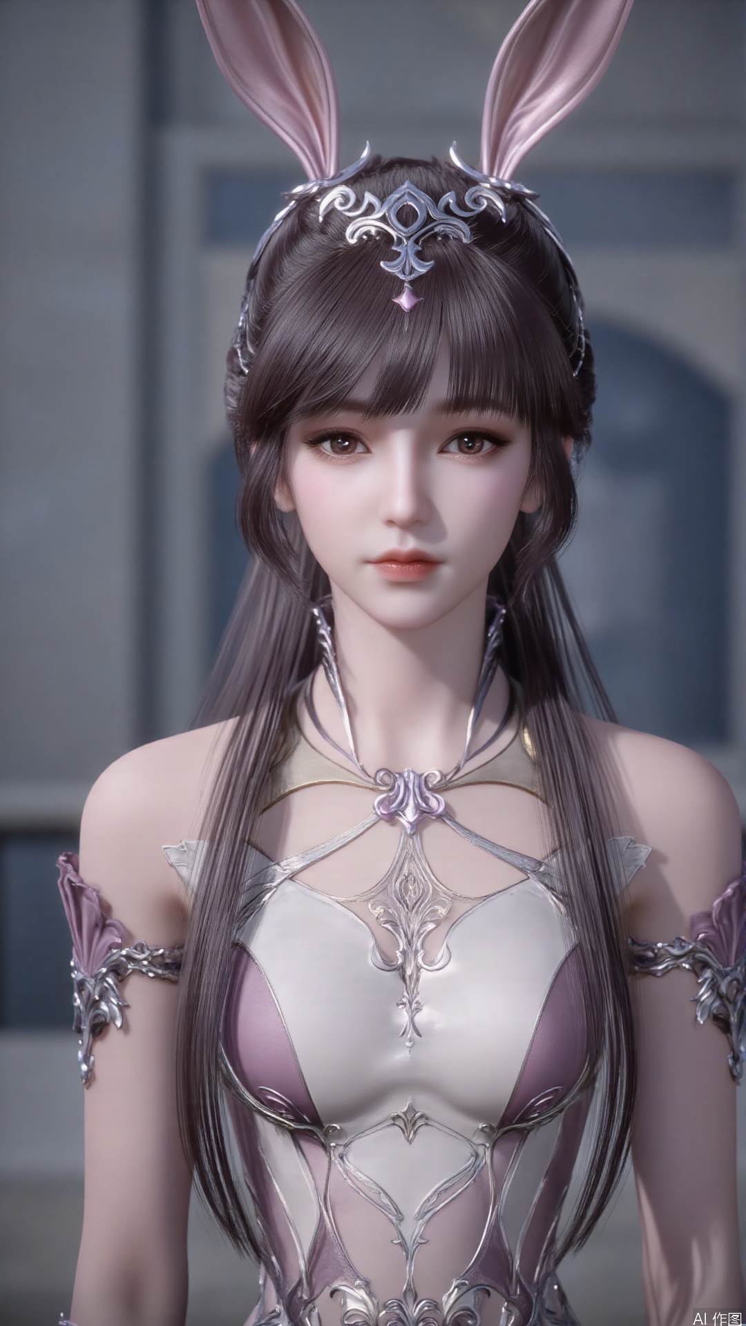 1girl, white wedding dress,looking at viewer, mischevious smile, perfect body, scenery, sharp focus, best quality, masterpiece, detailed outfit, illustration, perfect eyes, finely detailed beautiful anime eyes, realistic skin, intricate details, best lighting, depth of field, ultra high resolution, cowboy_shot, bride