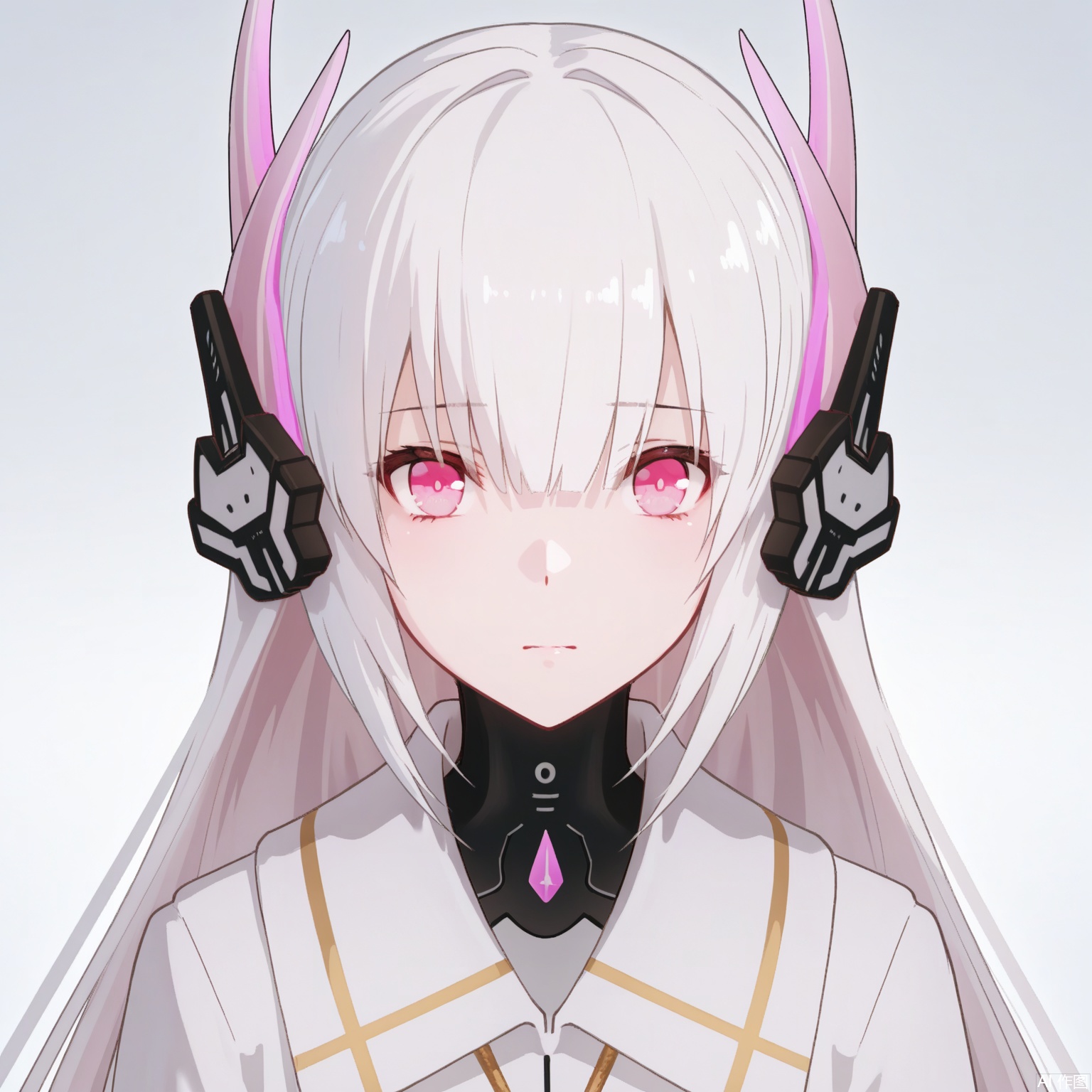  1girl,solo, liv-eclipse/(punishing gray raven),long hair, hair ornament, headgear, white hair, pink eyes,
soft gentle eyes,face only,
//,
masterpiece,best quality,((artist:reoen),(artist:fuzichoco),(artist:atdan),(artist:torino_aqua:0.5),year 2024:0.5),(artist:omone_hokoma_agm:0.8),jijia, 2d, anime,