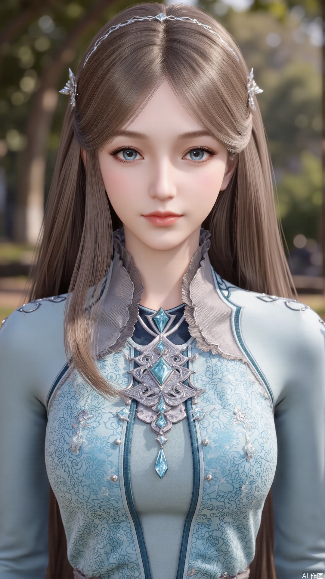 1girl, white wedding dress,looking at viewer, mischevious smile, perfect body, scenery, sharp focus, best quality, masterpiece, detailed outfit, illustration, perfect eyes, finely detailed beautiful anime eyes, realistic skin, intricate details, best lighting, depth of field, ultra high resolution, cowboy_shot, bride