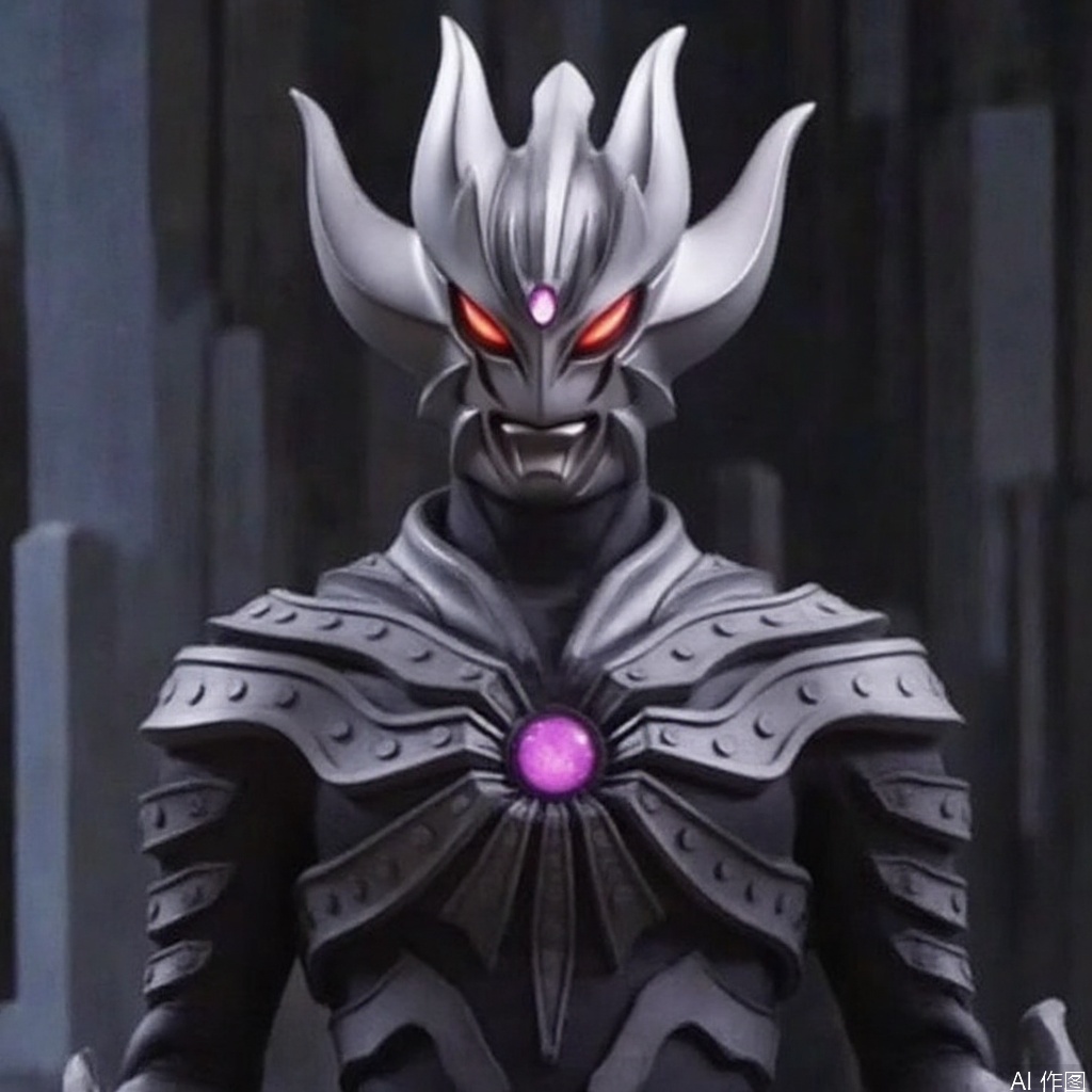 ultraman,bodysuit,gloves,legwear,boots,cover,mask,plugsuit,armor,bodysuit,pattern on body,tight-fitting,helmet,leather suit,latex,tokusatsu,no humans,science fiction,hard mask,no smile,no eyes,no nose,solo,rubber bodysuit with line,alien,