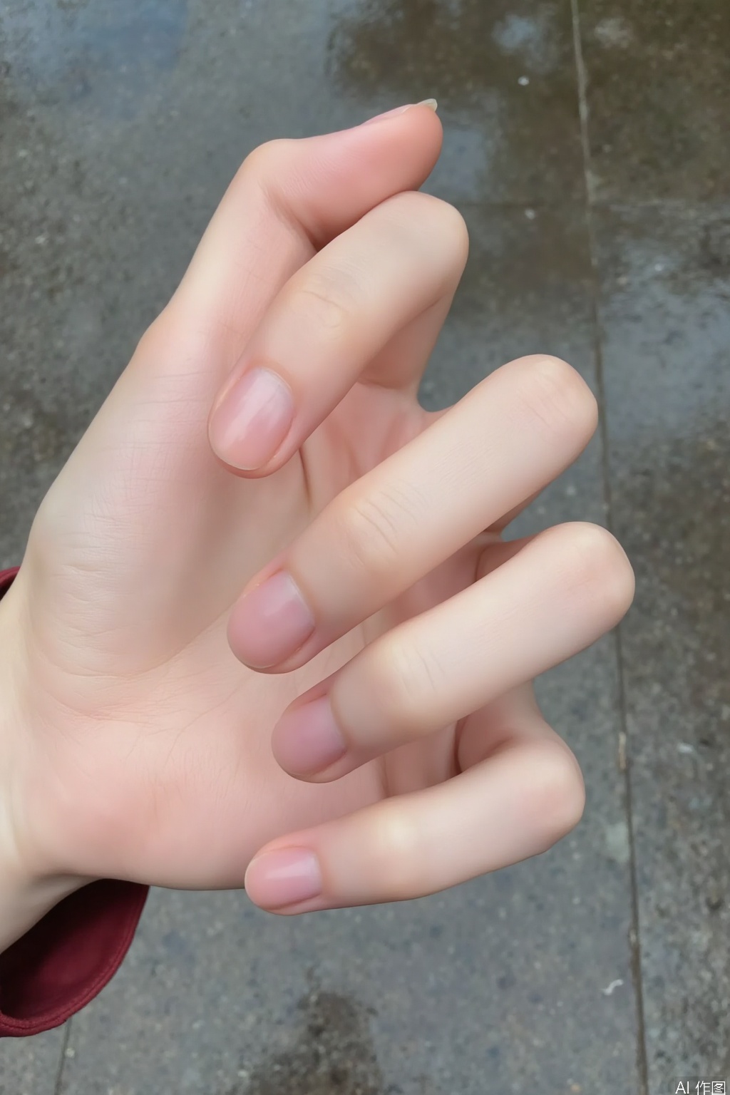 Hand, close-up,