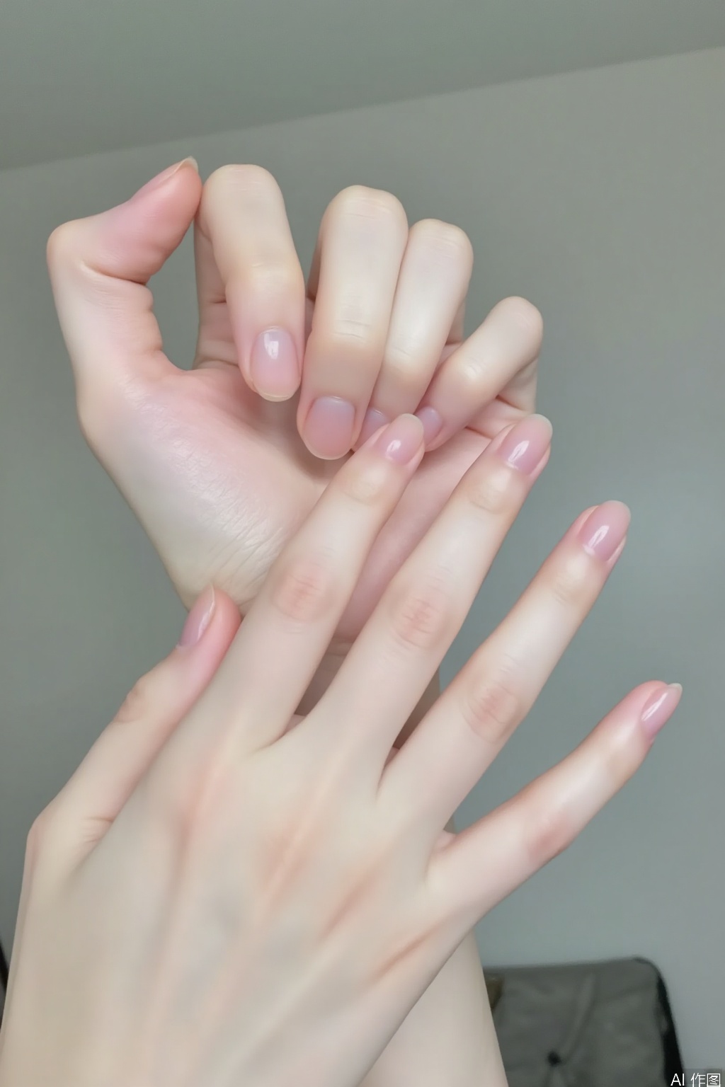 Hand, close-up,Fair skinned hands