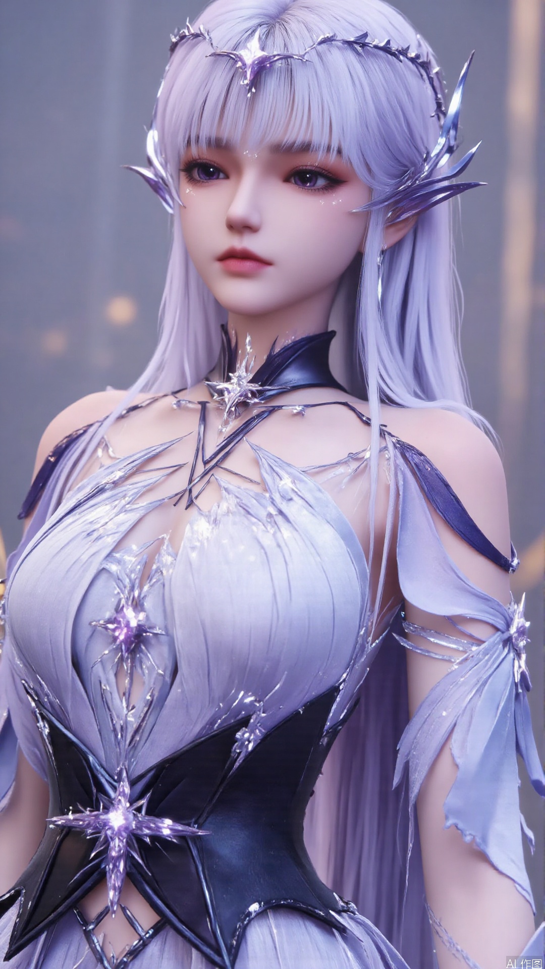 1girl,  purple hair,  solo by Tim_Yi on Tensor.Art