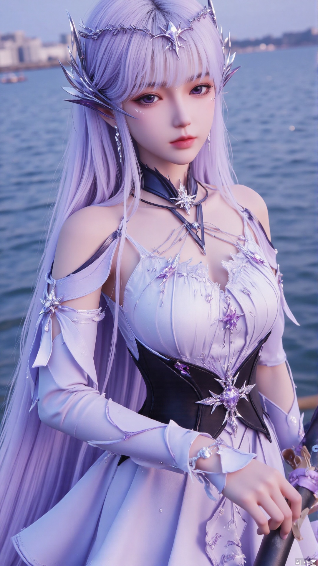 1girl,  purple hair,  solo by Tim_Yi on Tensor.Art