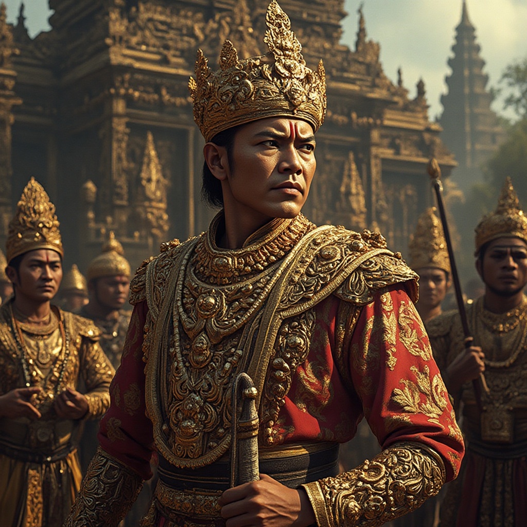 Ken Arok (or Ken Angrok),  Rajasa (died c. 1227),  was the founder and first ruler of Singhasari (also spelled Singosari)...