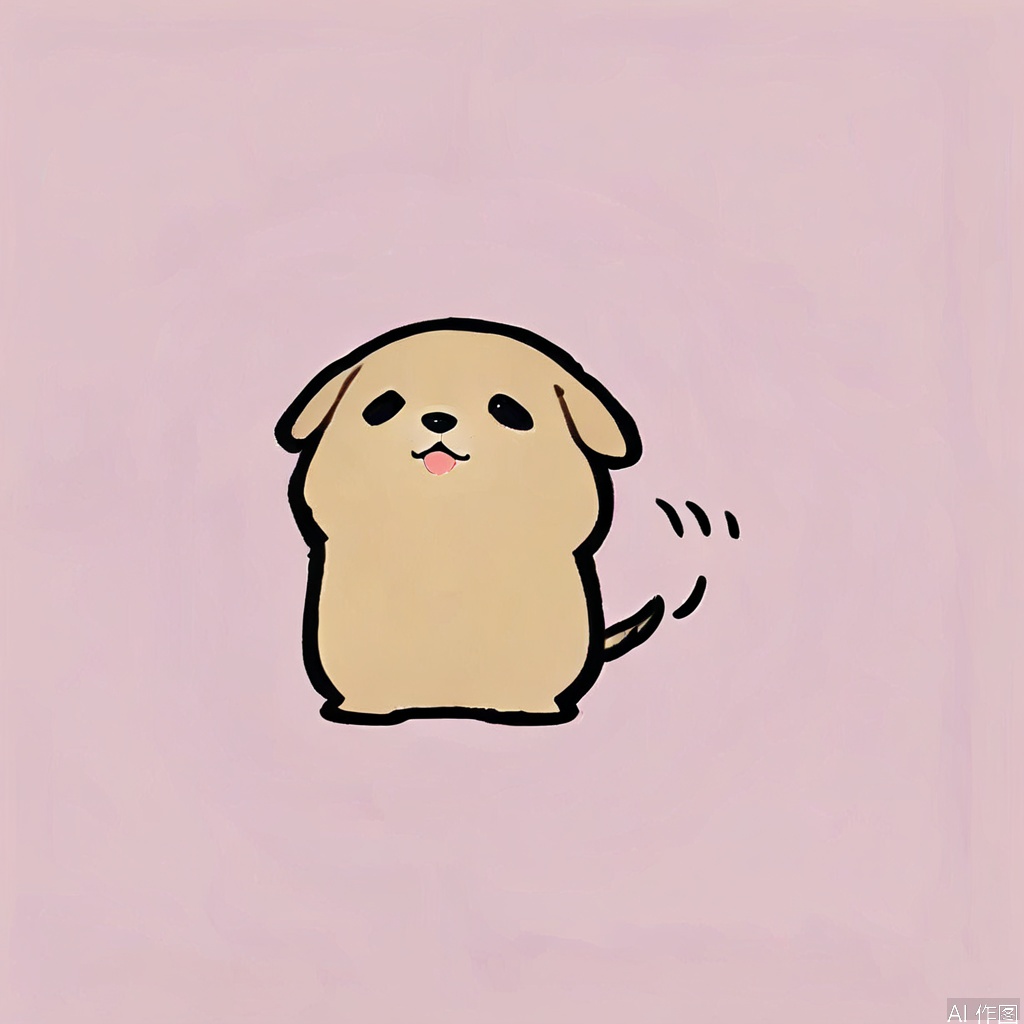 animal, dog,chibi,simply_background