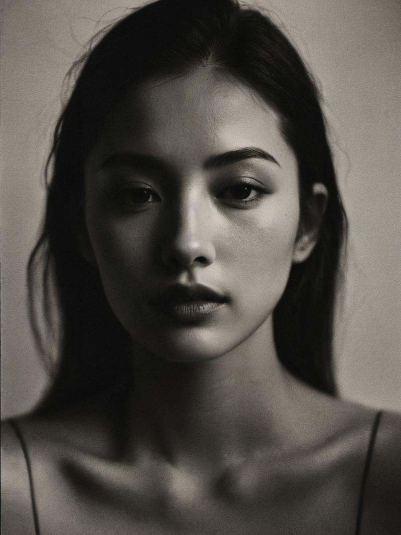 muchen,cngirl,(imperfect skin face:0.7),Photo of TWbabeXL01,NSFW,(Soft Lighting Photography by Mimoza Veliu and Mario Giacomelli:1.2),award-winning photography,aesthetic and beauty,astounding details,high depth of field,f/1.4,framing,breakthrough,collodion process,soft particles,ageless atmosphere,(maroon and marigold colors:0.1),dark,chiaroscuro,low-key,