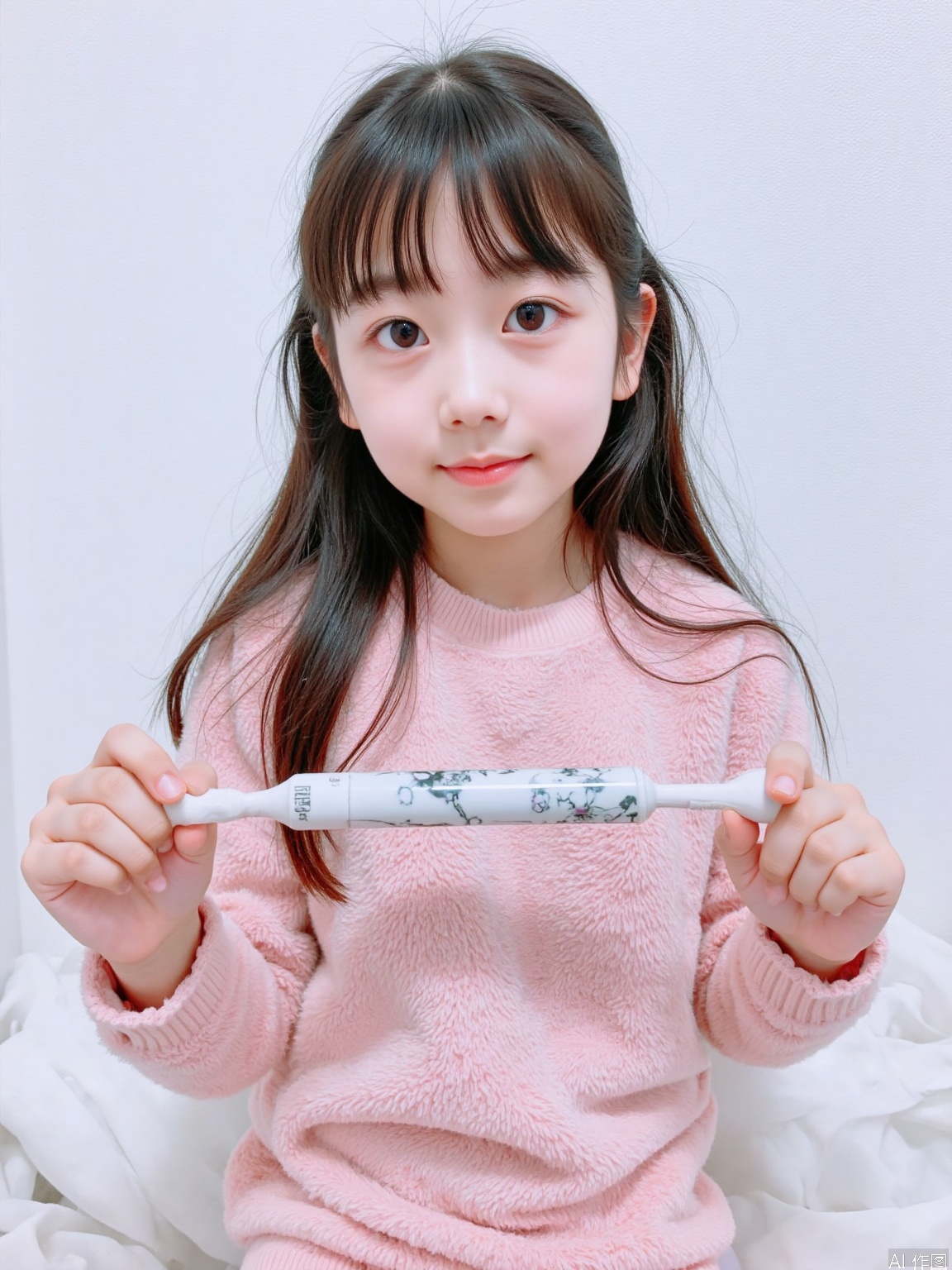 A close-up portrait of an Asian TEENAGE GIRL ,UPPER BODY,NO CLOTHING,