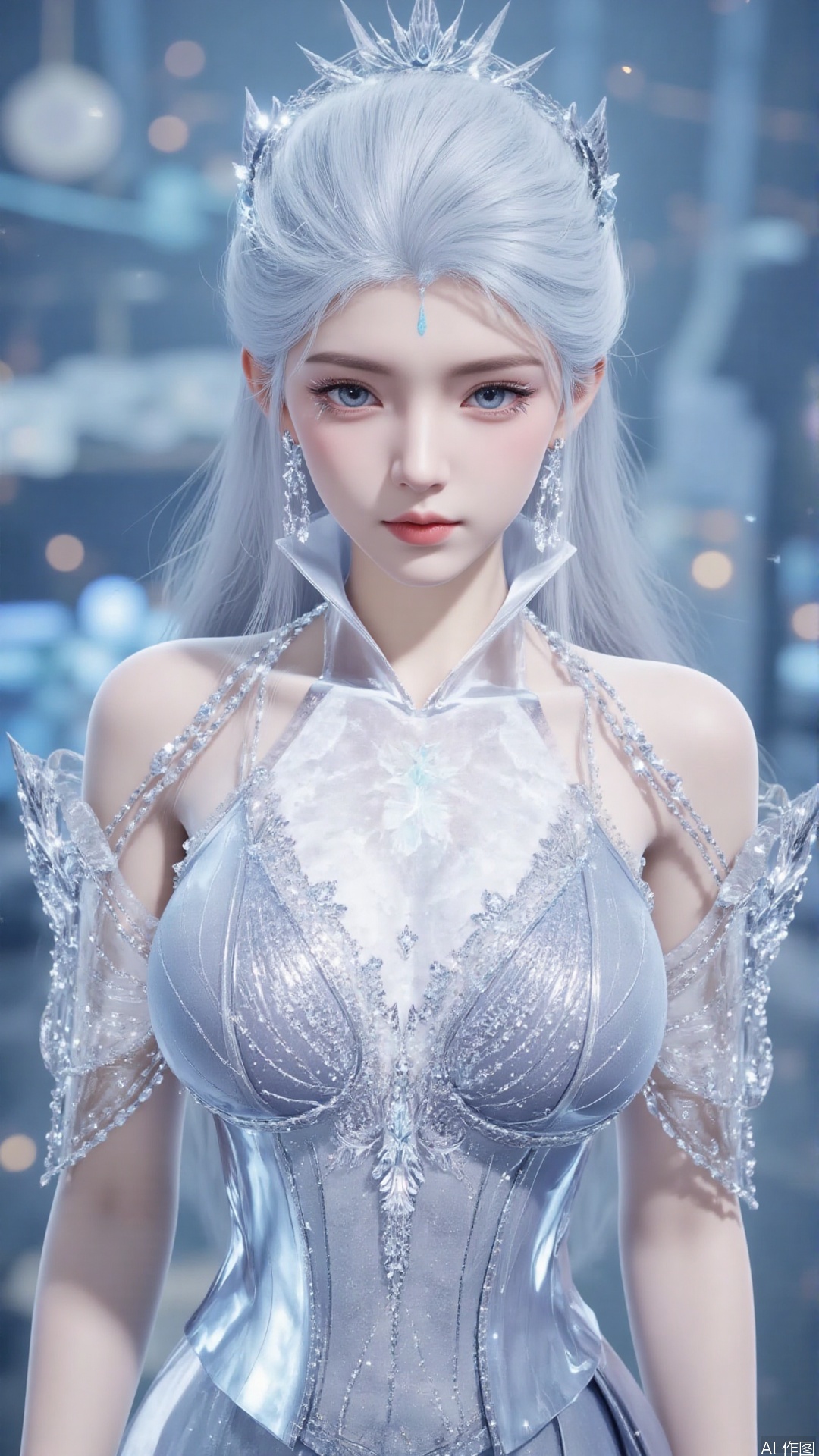 1girl,  solo,  jewelry by Tim_Yi on Tensor.Art
