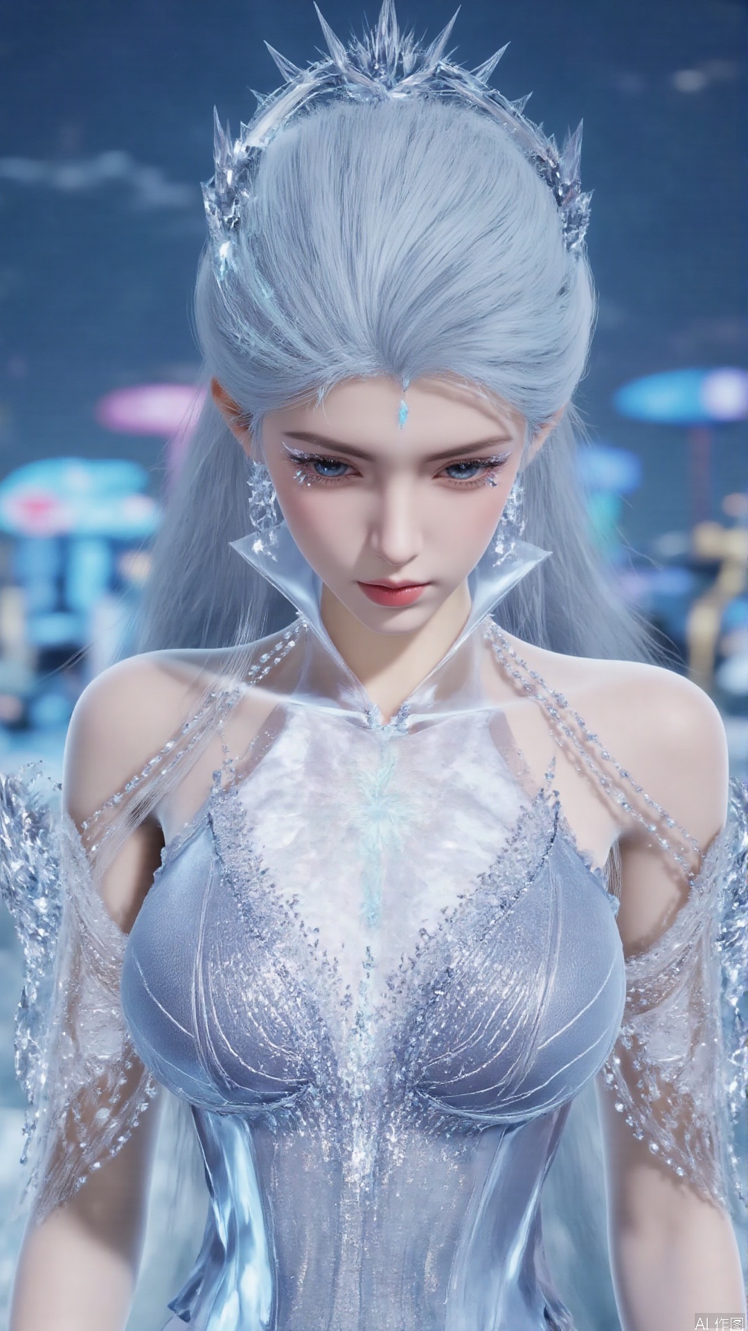 1girl,  solo,  jewelry by Tim_Yi on Tensor.Art