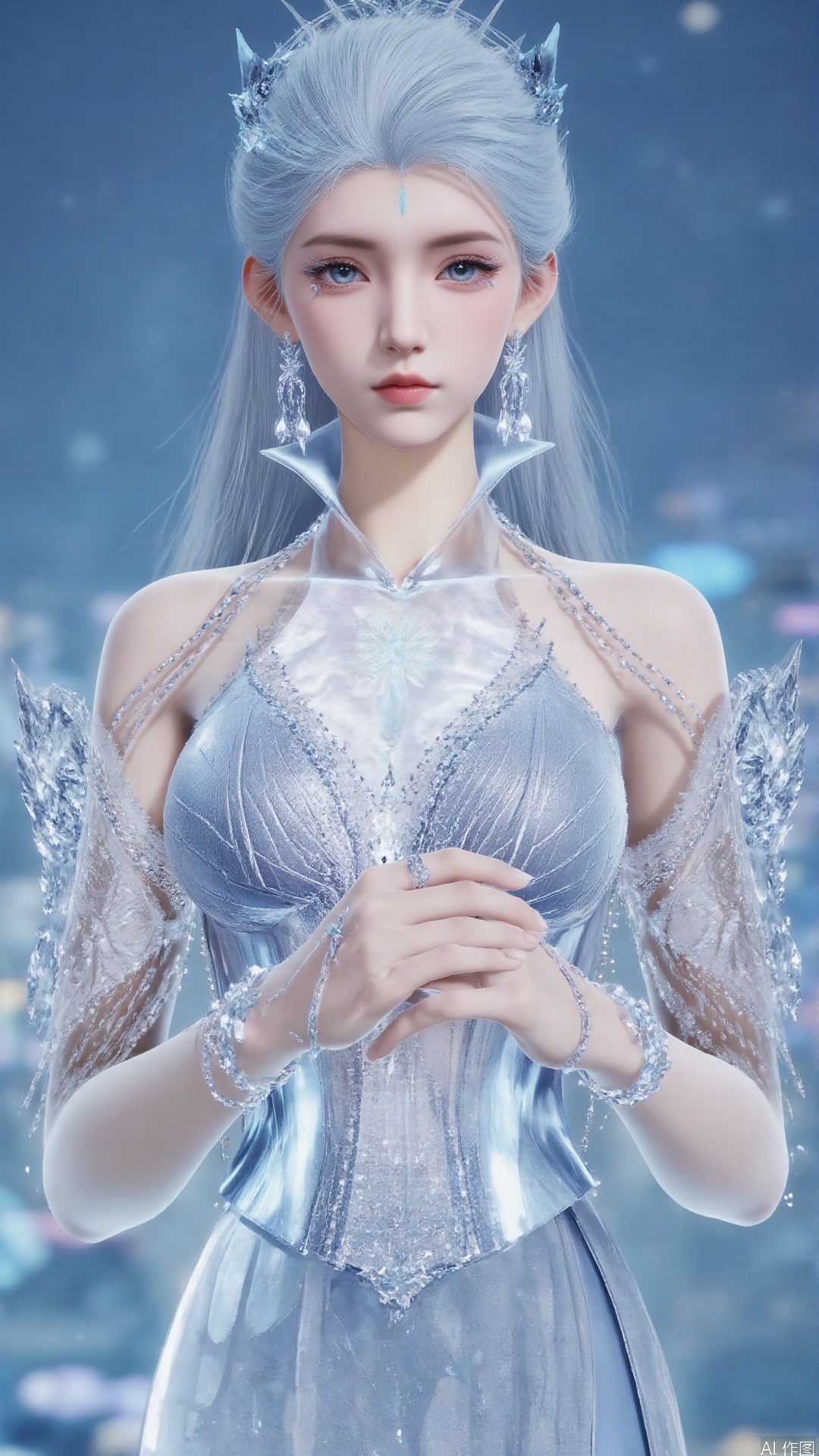 1girl,  solo,  jewelry by Tim_Yi on Tensor.Art