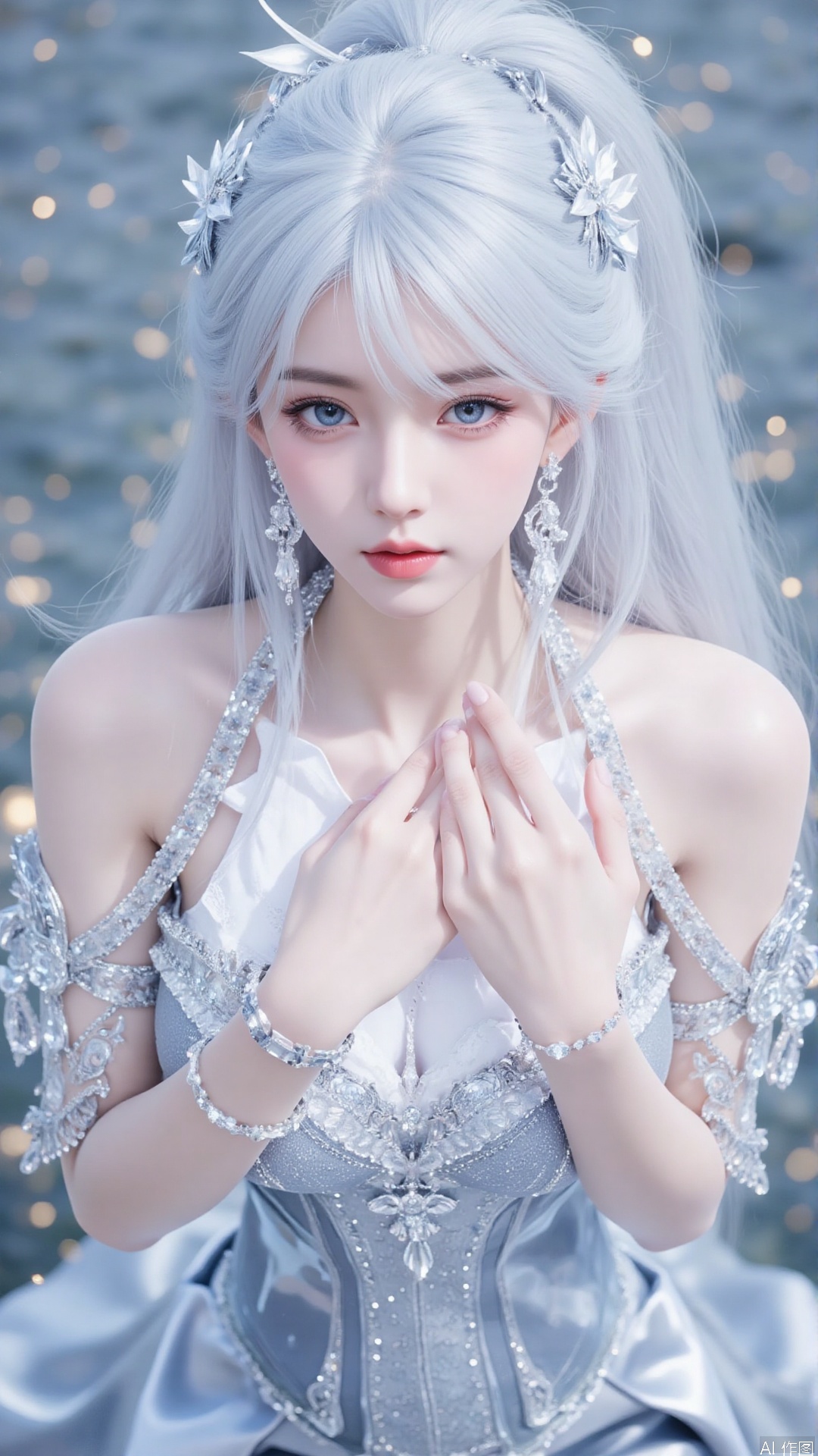 1girl,  solo,  jewelry by Tim_Yi on Tensor.Art