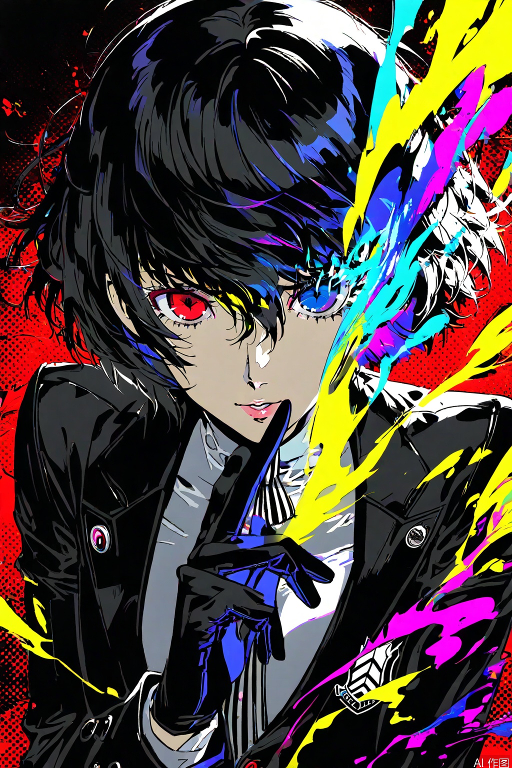 masterpiece,best quality,good quality,very aesthetic,A shot with tension,impactful picture,offcial art,movie perspective,masterpiece,facing the lens,best quality,very aesthetic,extremely delicate and beautiful,huge filesize,amazing quality,32K UHD
yoneyama mai,line art,transparent,zxww,Persona 5,Anne Takamaki,(((best quality))),((ultra-detailed)),Anime-style illustration,delicate linework,moe aesthetic,high-detail face rendering,clean lineart,muted color palette with accent on red gradient tips,masterpiece,best quality,good quality,newest,year 2024,year 2023,very aesthetic,absurdres,Visual impact,A shot with tension,ultra-high resolution,32K UHD,sharp focus,best-quality,masterpiece,Emotionalization,unconventional supreme masterpiece,masterful details,temperate atmosphere,with a high-end texture,in the style of fashion photography,(Visual impact:1.2),insanely interplay between lights and shadows,(ray tracing),sunlight,reflective,masterful details,intricate details,soothing tones,high contrast,natural skin texture,soft light,sharp,giving the poster a dynamic and visually striking appearance,impactful picture,offcial art,colorful,splash of color,movie perspective,colorful,splash of color,\,{glitch screen},monochrome,spot color,from front,upper body,gltich art,