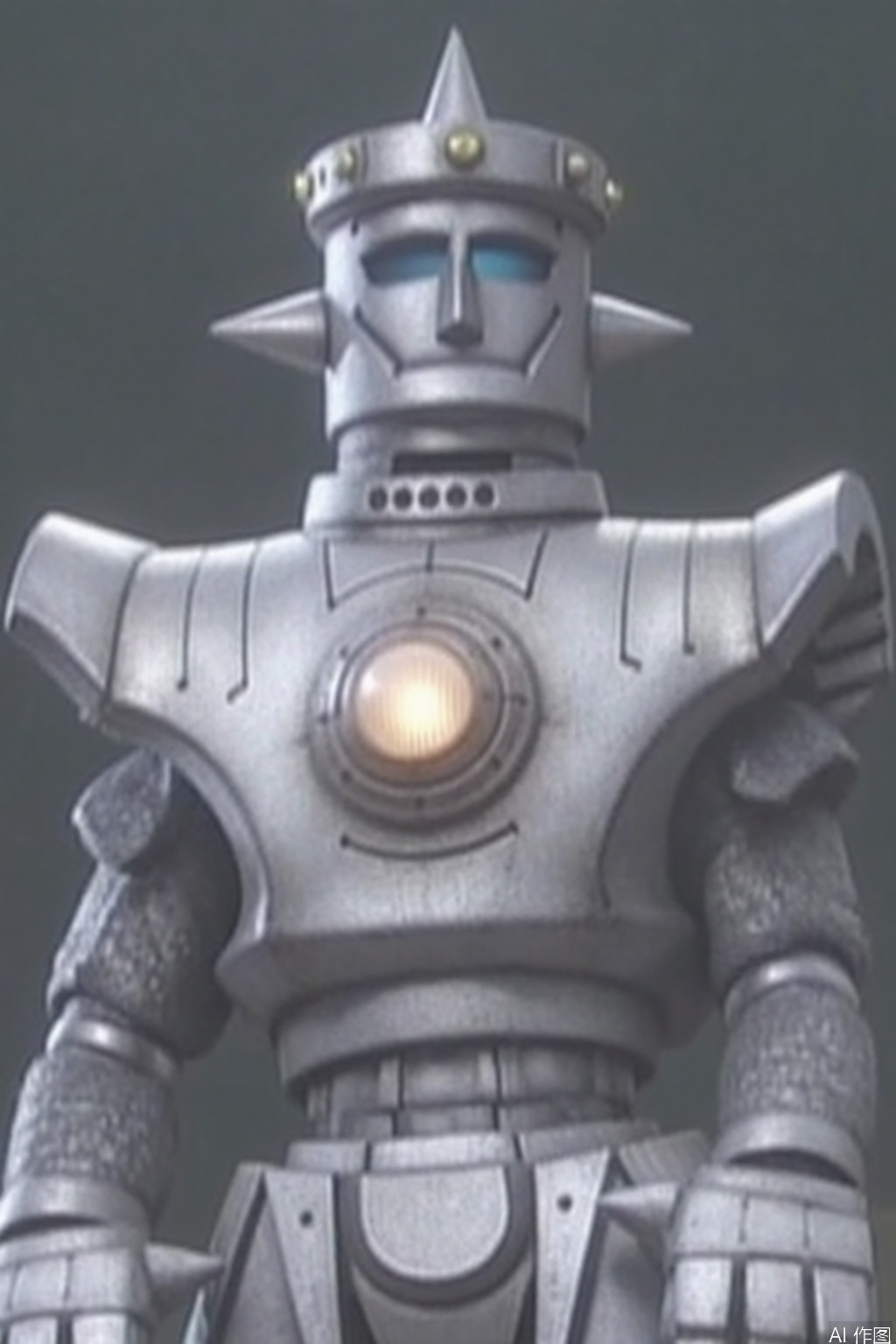 ultraman,silver bodysuit,silver gloves,legwear,gloves,boots,cover,mask,plugsuit,armor,bodysuit,red pattern on body,silver tight-fitting,silver footwear,helmet,leather suit,latex,tokusatsu,no humans,science fiction,silver head,hard mask,no smile,no eyes,no nose,solo,silver rubber bodysuit with red line,armor,helmet,super robot,machinery,mecha