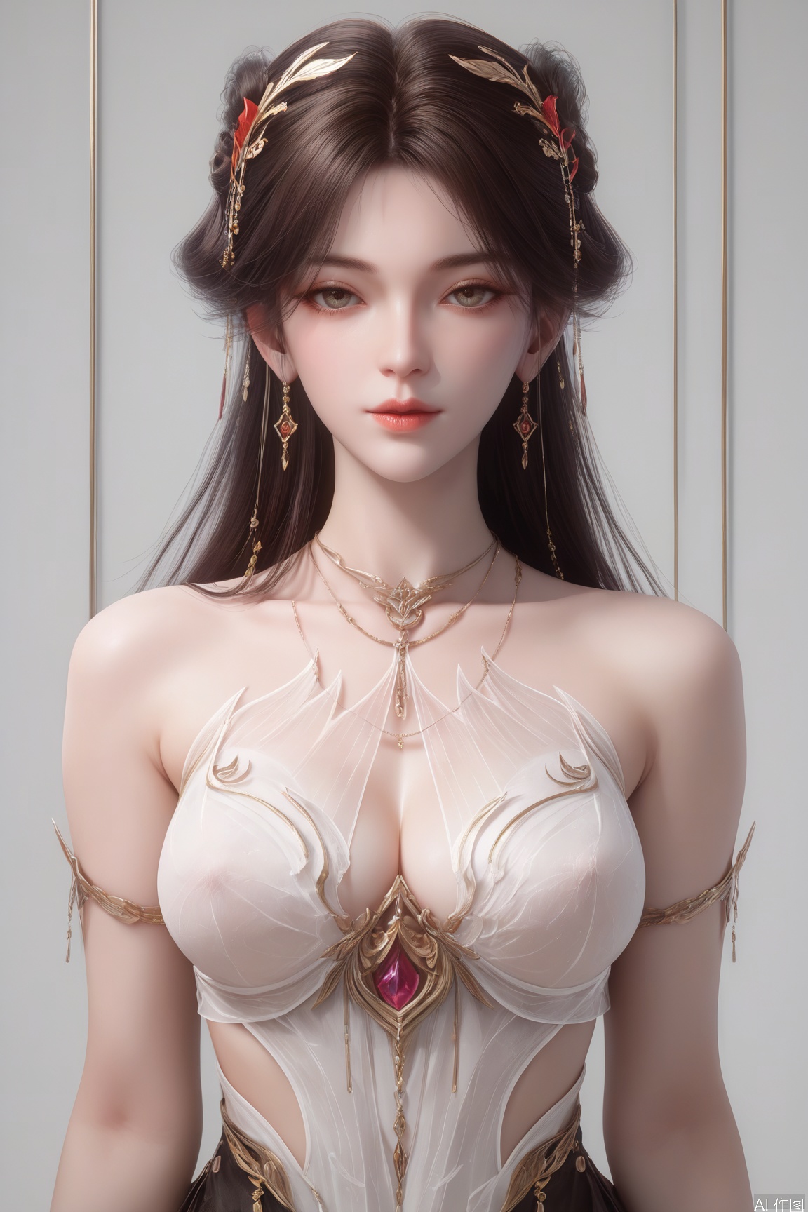 score_9_up,score_8_up,score_7_up,(Masterpiece, Best Quality, High Resolution, 8K Raw),absurdres, highres, Expressiveh,illustration,CG,
1girl, solo, breasts, looking at viewer,
