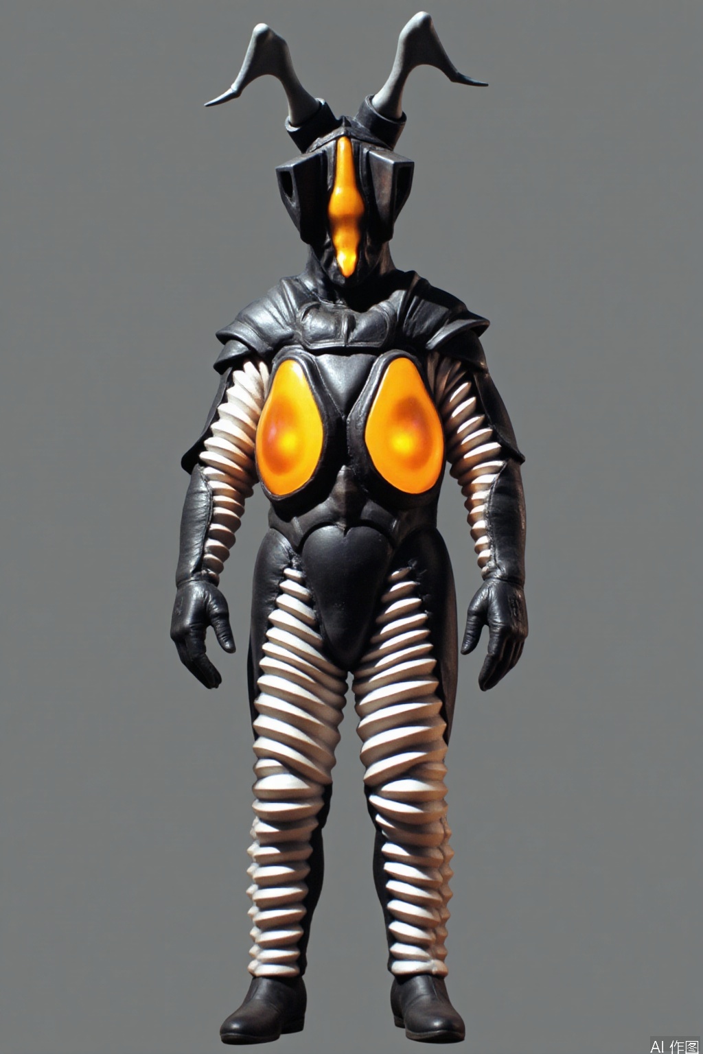 zton,zton,horns,ultraman,silver bodysuit,silver gloves,legwear,gloves,boots,cover,mask,plugsuit,armor,bodysuit,red pattern on body,silver tight-fitting,silver footwear,helmet,leather suit,latex,tokusatsu,no humans,science fiction,silver head,hard mask,no smile,no eyes,no nose,solo,silver rubber bodysuit with red line,armor,helmet,super robot,machinery,mecha