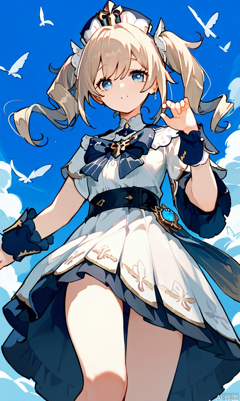 1girl,barbara,genshin,_9,score_8_up,score_7_up,source_anime