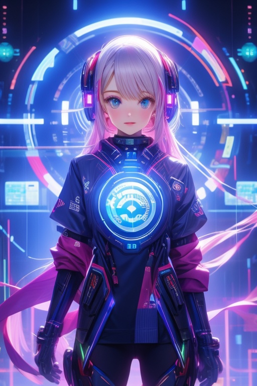 赛博少女 by 喵小鱼 on Tensor.Art