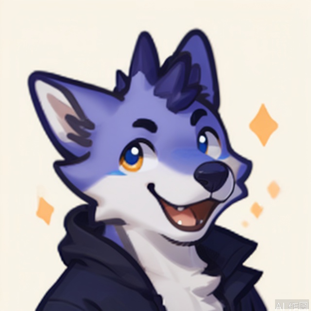 solo, smile, , simple background, white background, closed mouth, emoticon, :3, animal, Fur_soft, animal focus,dragon boy,character:AurelionSol
