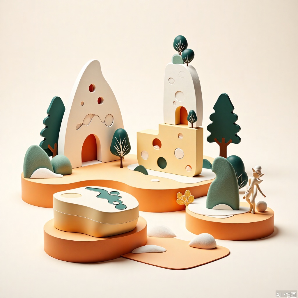 Creative packaging,illustration,landscape