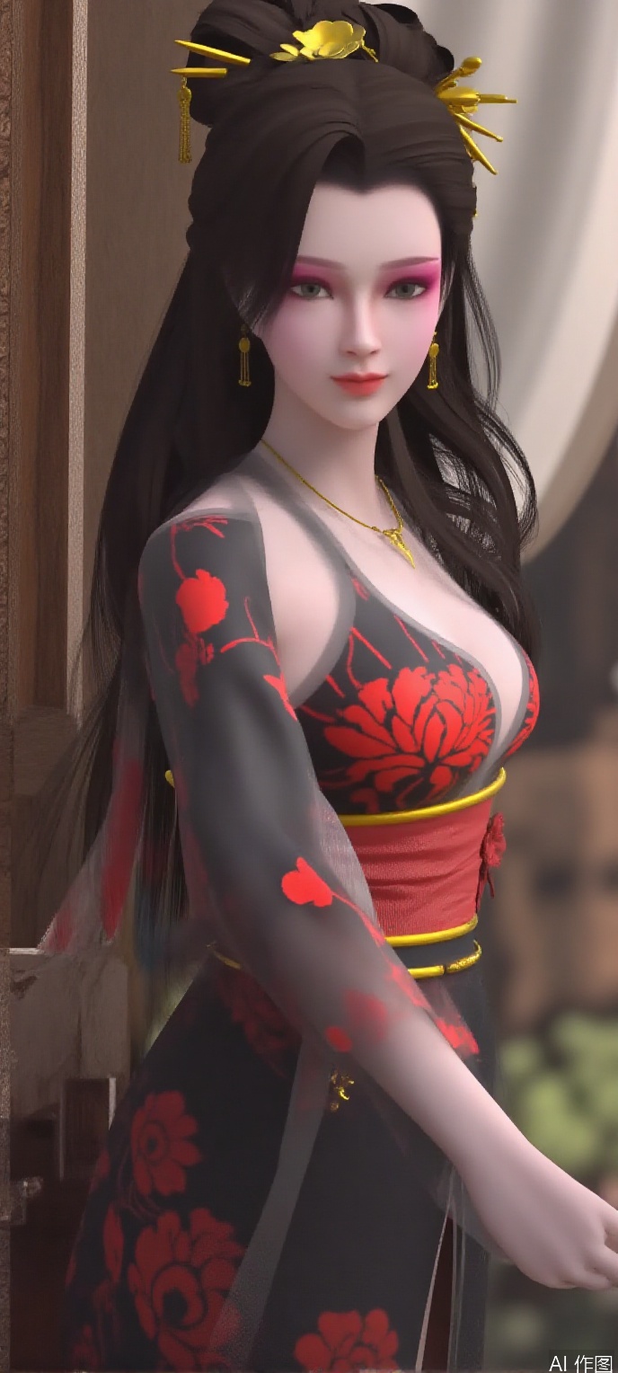 (high definition, Best quality, masterpiece, 4K, exquisite skin), 1girl, solo, breasts, looking at viewer, (diamond and beam background:1.1)