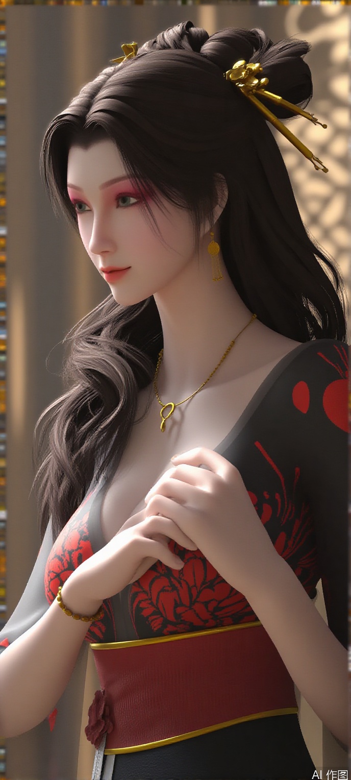 (high definition, Best quality, masterpiece, 4K, exquisite skin), 1girl, solo, breasts, looking at viewer, (diamond and beam background:1.1), full_body