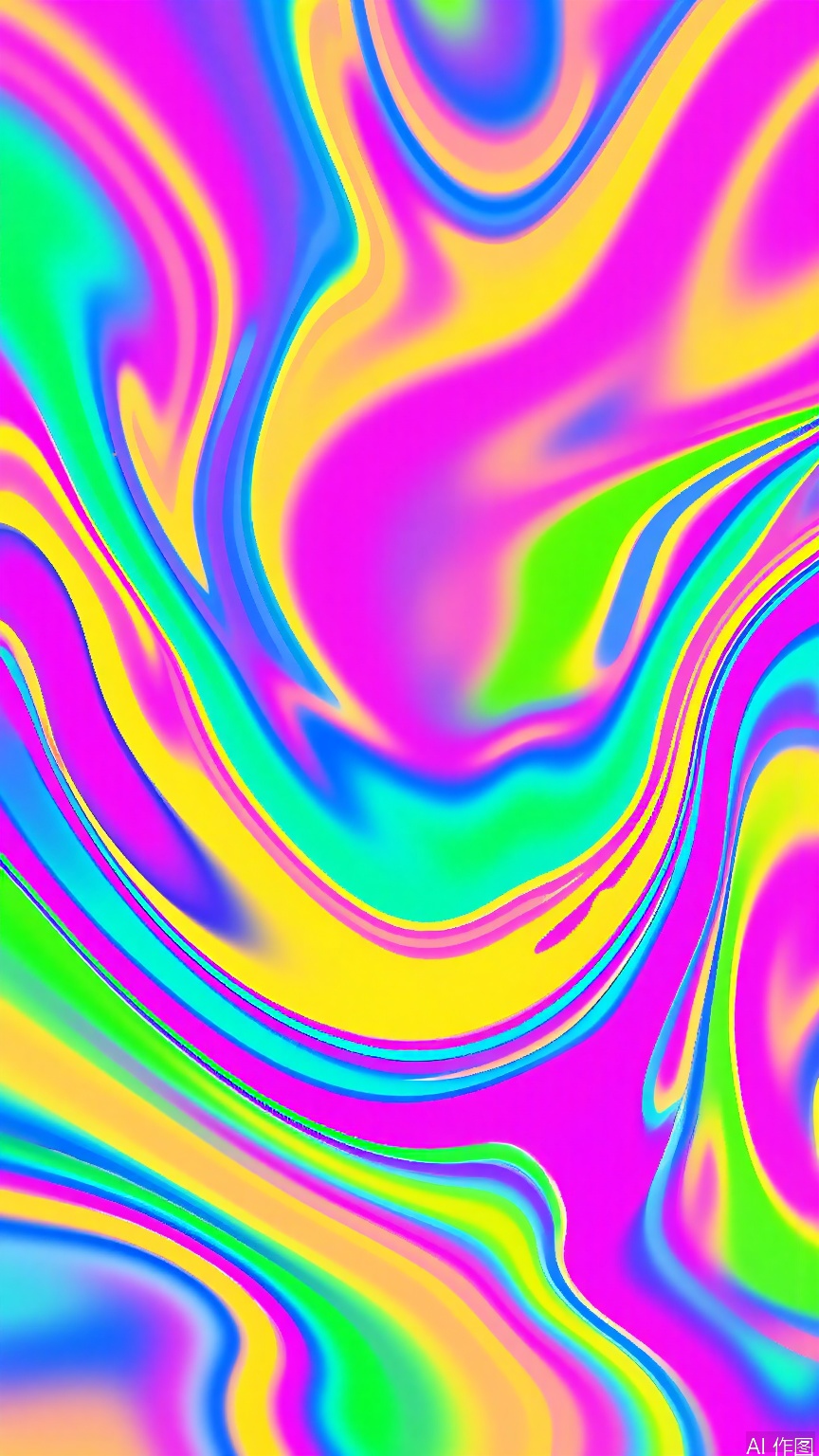 LTTX, A vibrant, abstract digital artwork featuring swirling, fluid shapes in a kaleidoscope of colors including pink, green, yellow, blue, and purple. The patterns are smooth and organic, creating a sense of movement and depth. The composition is dynamic, with the colors blending seamlessly into each other, creating a harmonious yet chaotic effect. The image is rich in texture and detail, with a focus on the interplay of light and color. The style is reminiscent of psychedelic art or digital marbling.