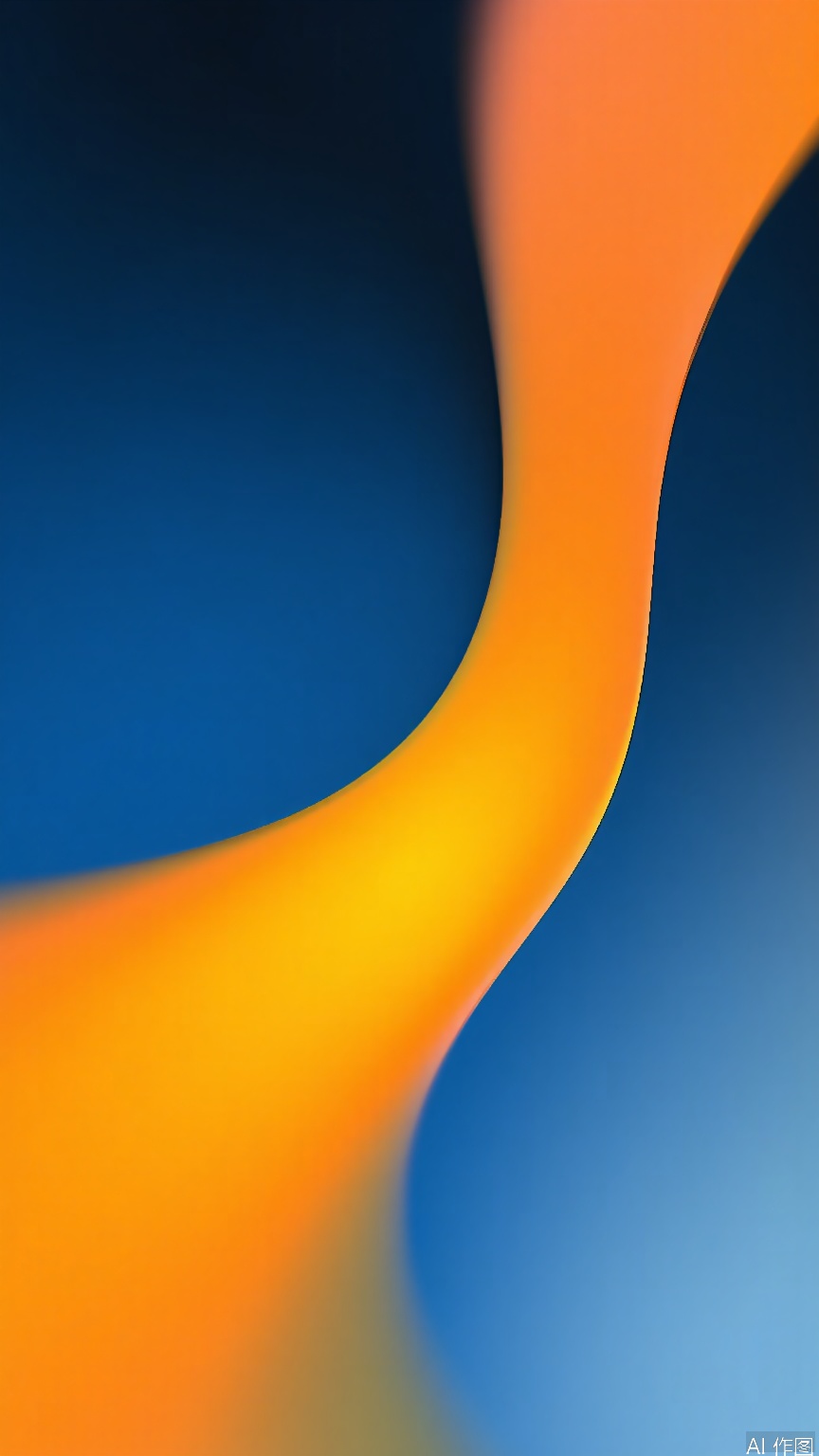 LTTX, Abstract digital artwork featuring smooth, flowing curves and gradients in vibrant colors. The image showcases a blend of blue, orange, and yellow hues, creating a sense of depth and movement. The background is a gradient from dark blue at the top to a lighter blue at the bottom. The curves and shapes appear to be fluid and dynamic, giving a sense of motion. The overall style is modern and minimalist, with a focus on color and form. The image is clean and visually striking, with no discernible objects or figures.