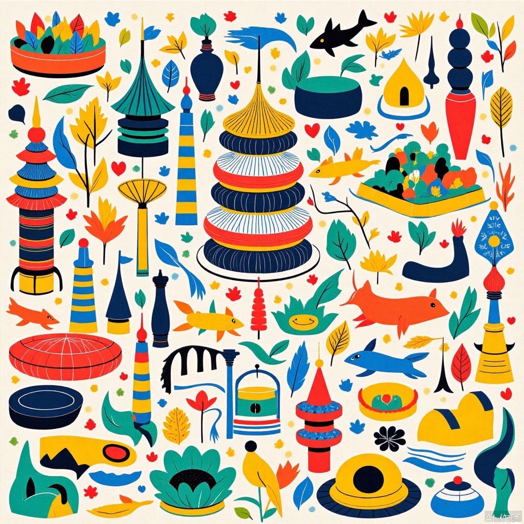 ,Matisse style illustration