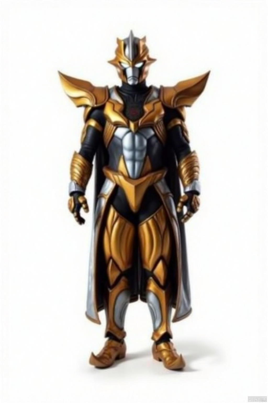 masterpiece, best quality,solo,(white background:1.2),simple background,
looking at viewer,Absolute Tartarus,mask,boots,shoulder armor,gold armor,breastplate,helmet,armor