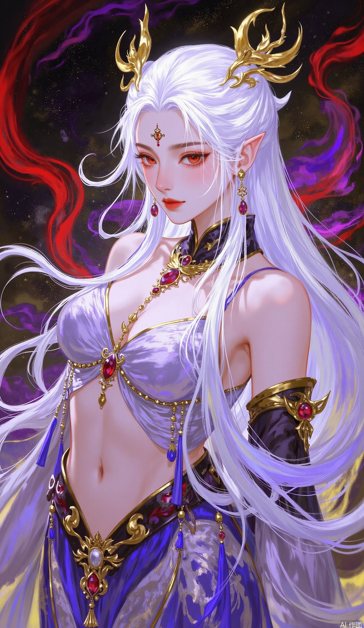 1girl,  solo,  long hair on Tensor.Art